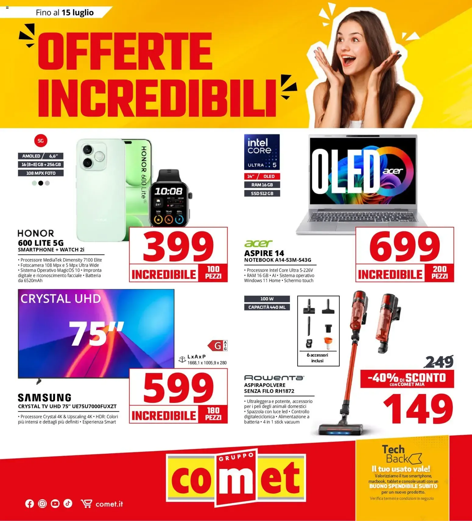 Comet: Offerte Incredibili da 13 luglio a 15 luglio di 2026 - Pagina del volantino 1
