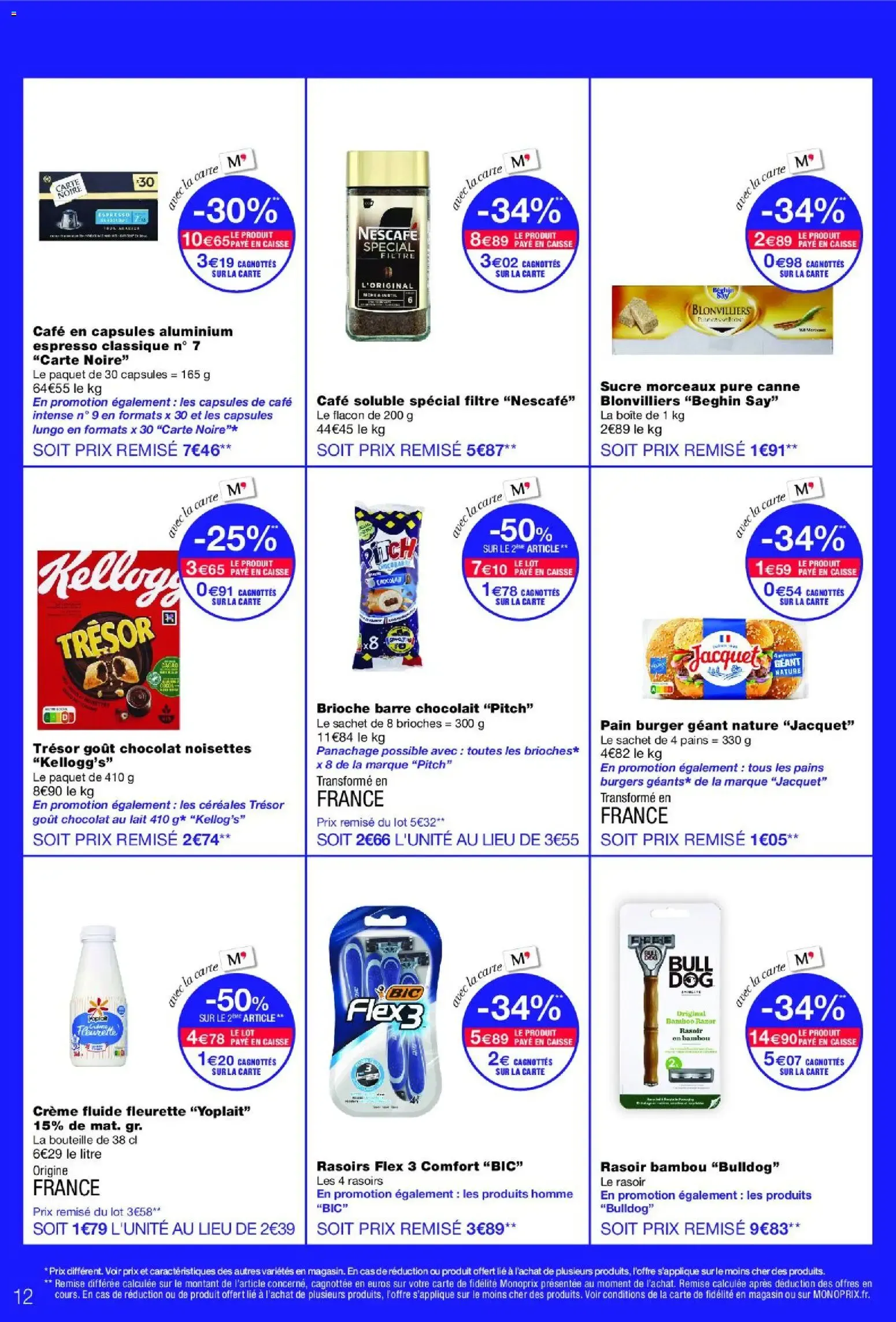 Monoprix - Hasta 50% en el segundo producto de selección du 16 juin au 28 juin 2026 - Catalogue page 12