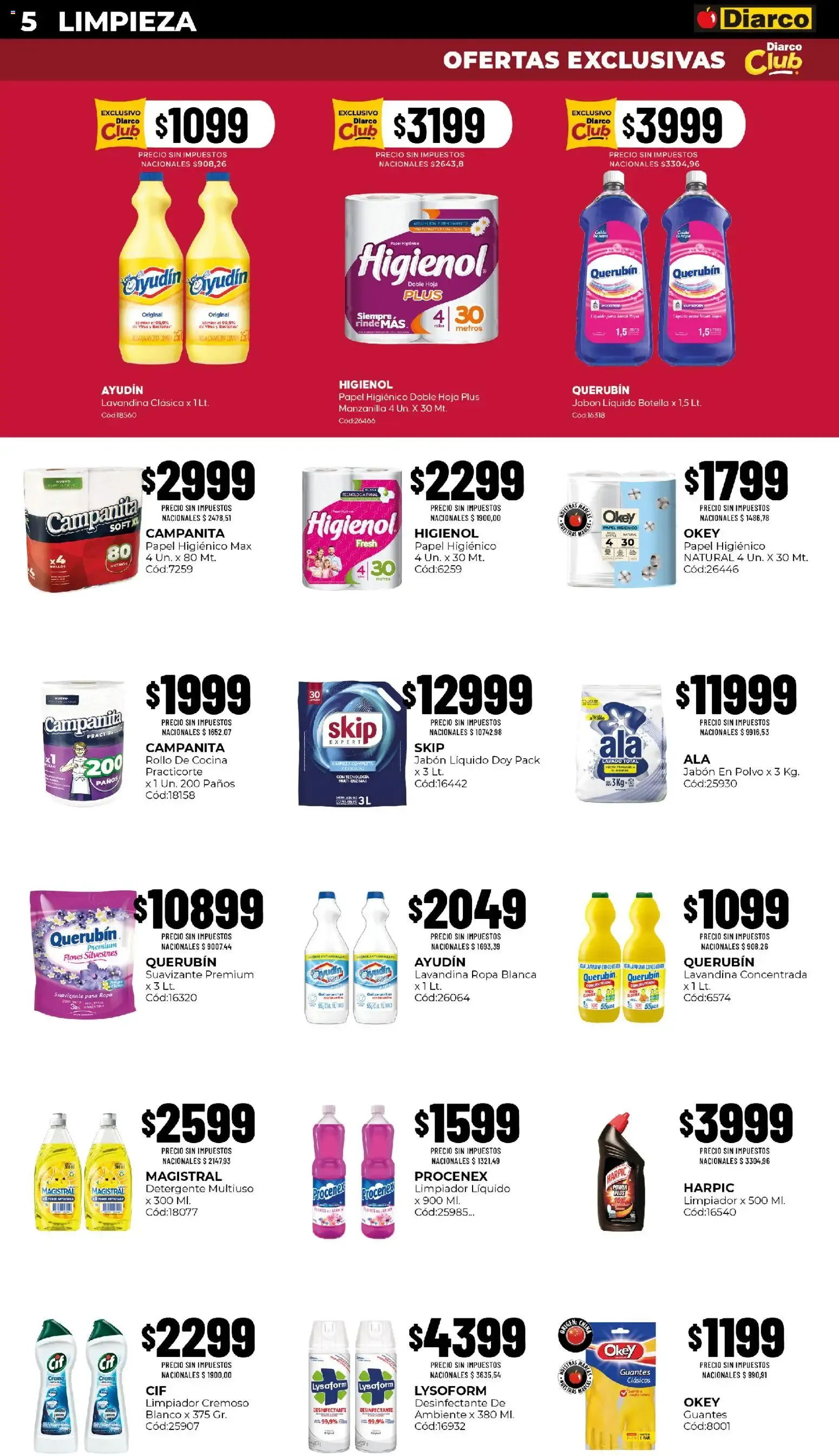Ofertas de Diarco - Catálogo de ofertas 10 de agosto al 14 de agosto 2026 - Página 5 del catálogo