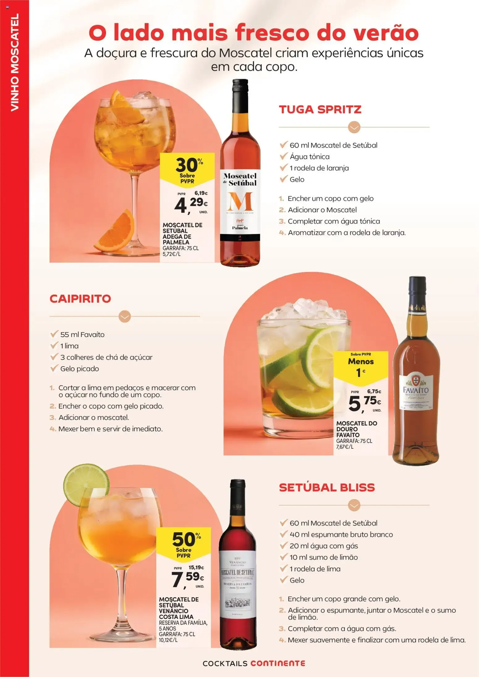 Folheto Continente - Cocktails » de 14/07/2026 - 09/08/2026 de 14 de julho até 9 de agosto 2026 - Pagina 8