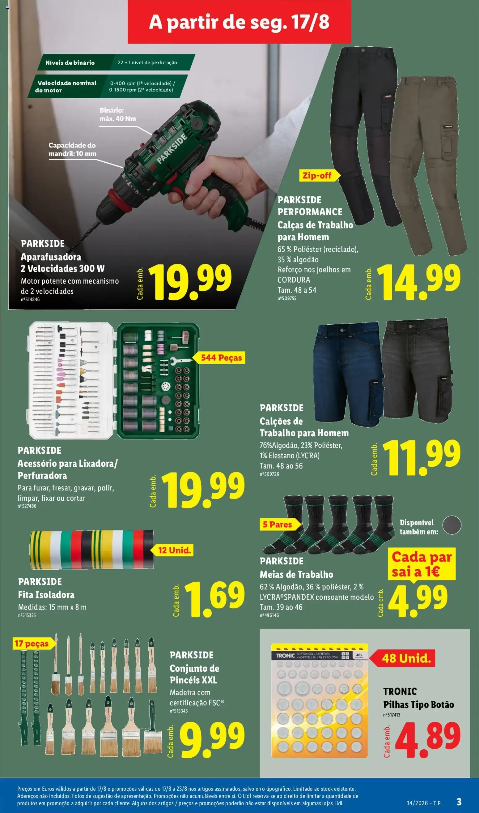 Folheto Lidl Novidades » de 17/08/2026 - 23/08/2026 de 17 de agosto até 23 de agosto 2026 - Pagina 3