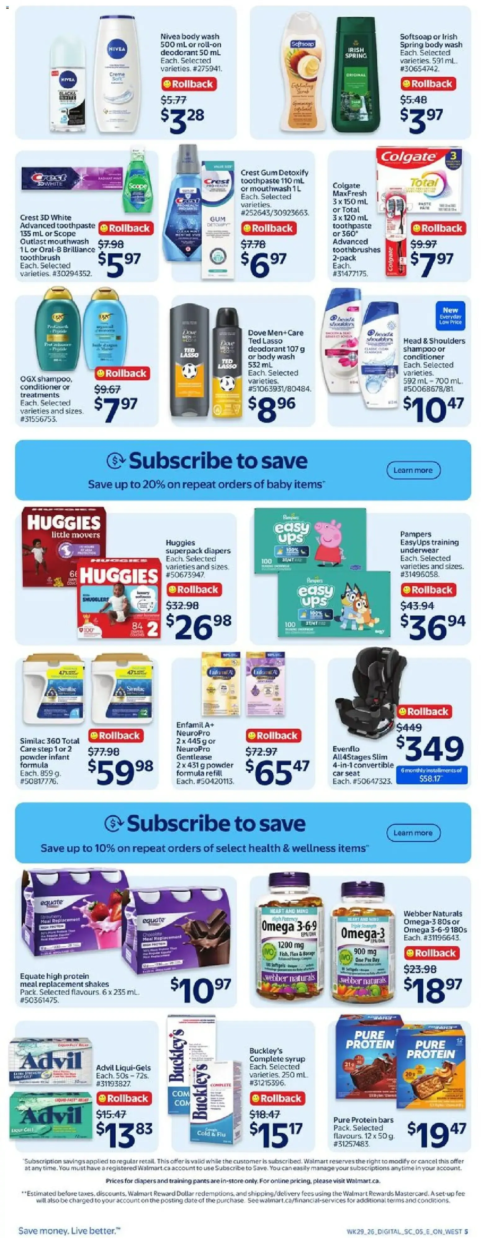 Walmart weekly flyer from Aug 13, 2026 > weekly specials & deals from August 13 to August 19 2026 - flyer page 7