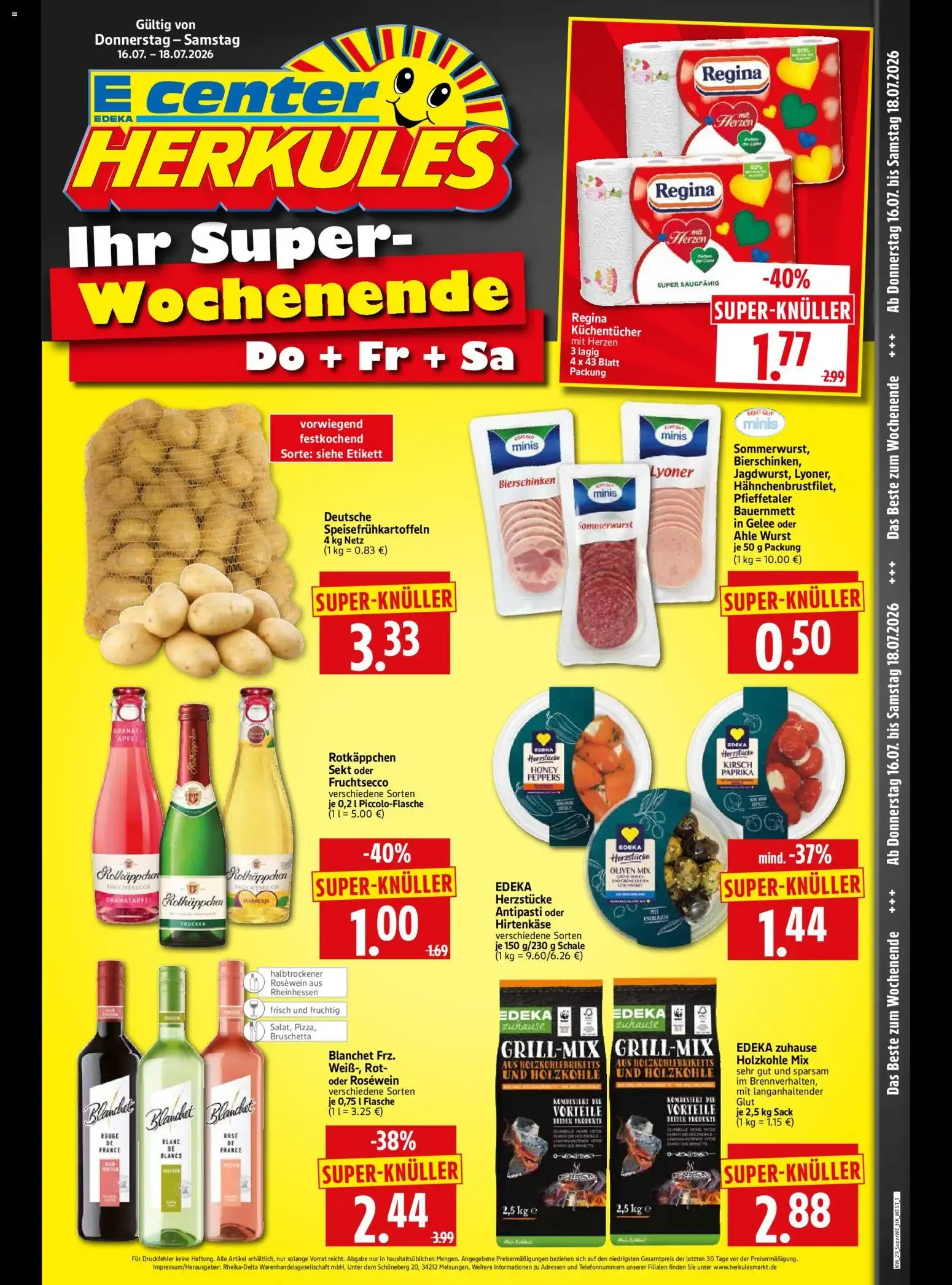 Ihr Super-Wochenende von 16. Juli bis 18. Juli 2026 - Prospekt seite 1