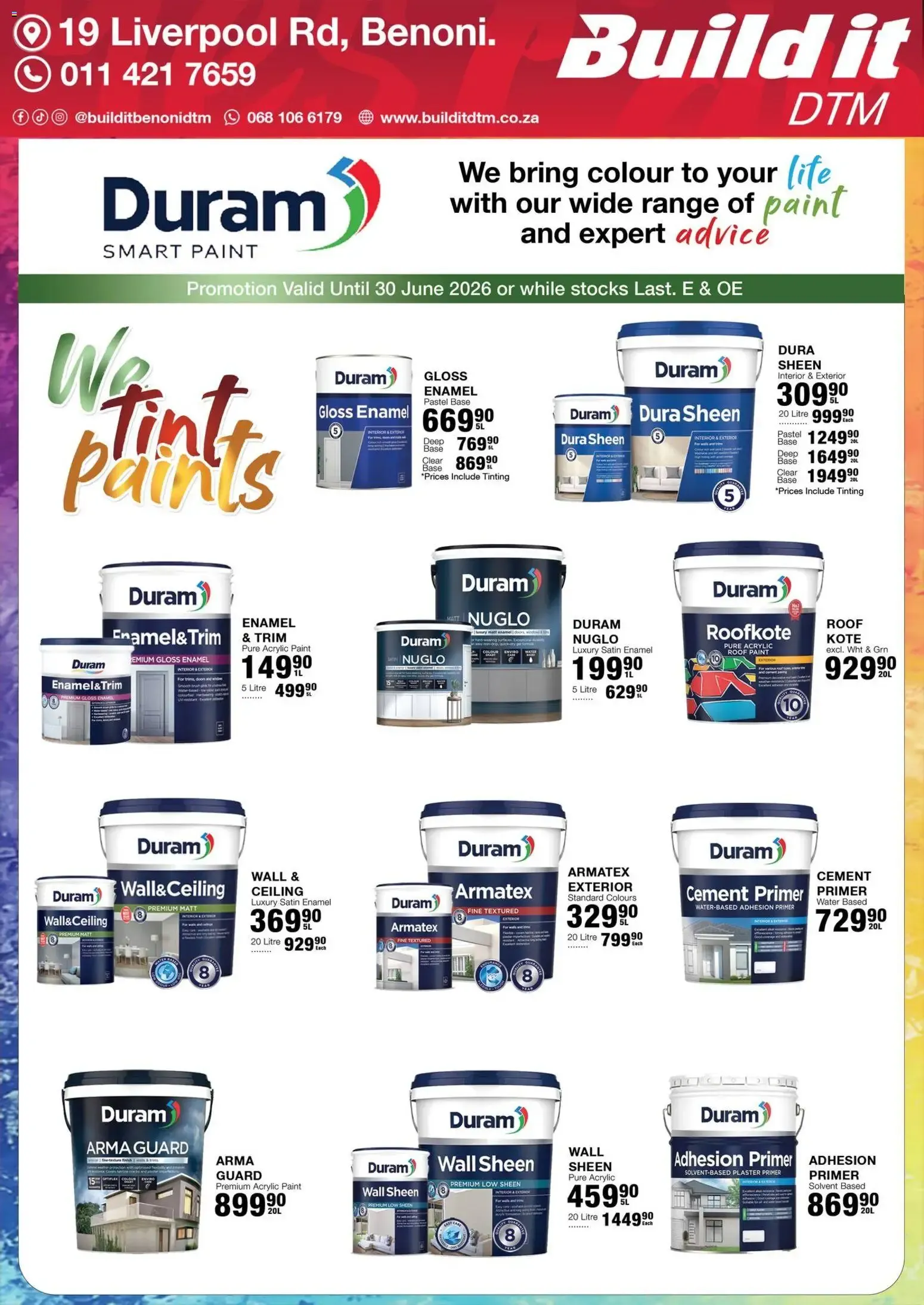Build It Gauteng - Paint Promo (02/06/2026 - 30/06/2026) Online from 2 June to 30 June 2026 - Catalogue Page 1