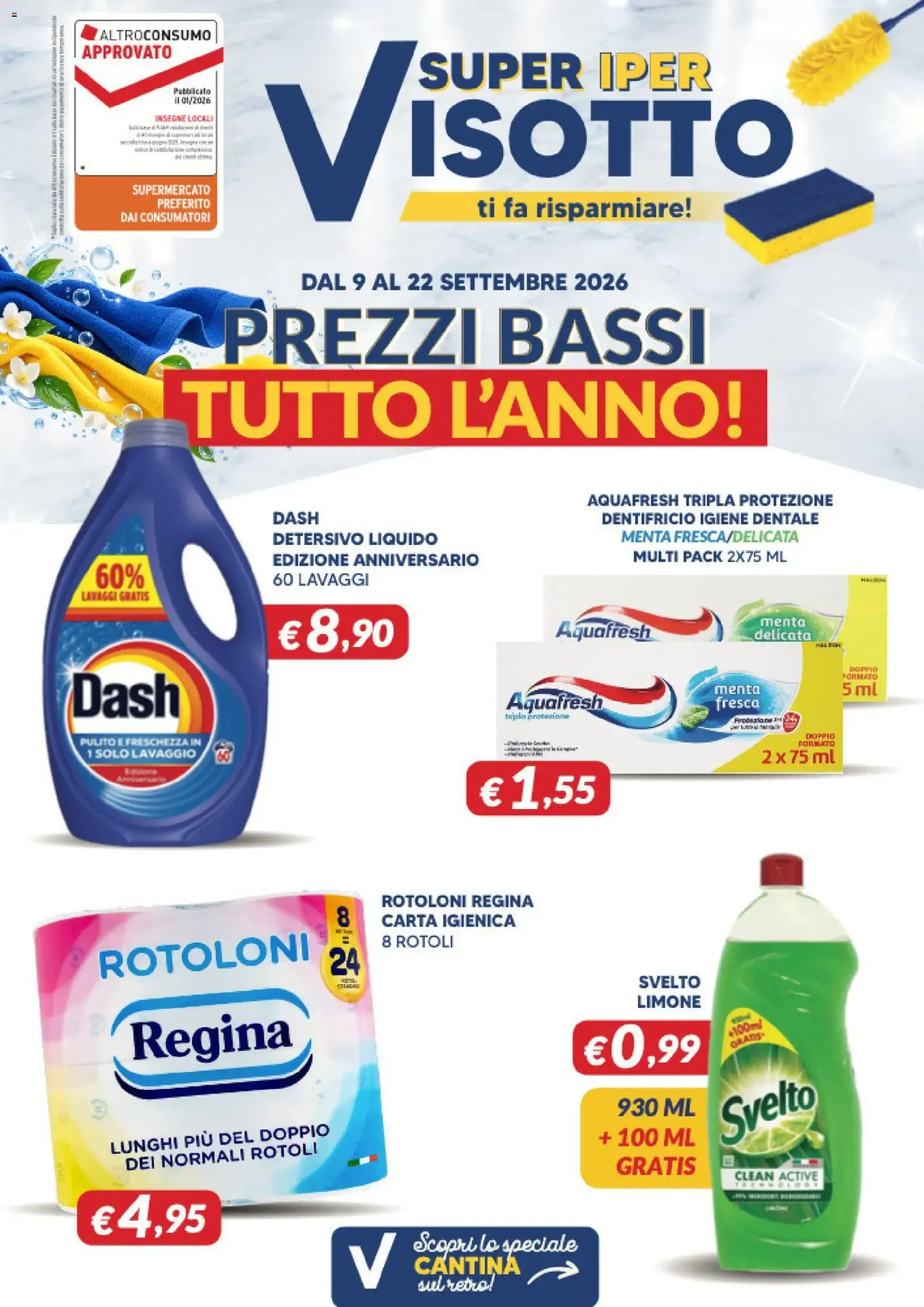 Visotto volantino dal 09/09/2026 - online Offerte da 9 settembre a 22 settembre di 2026 - Pagina del volantino 1