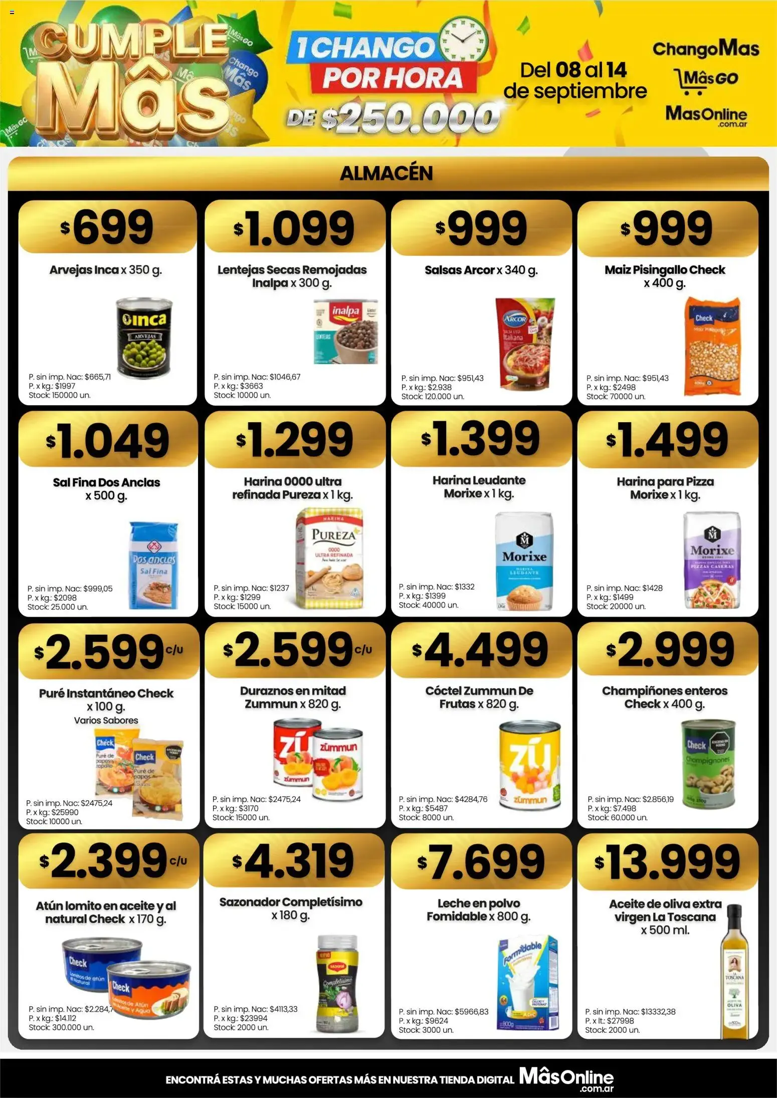 Ofertas de Changomas Ofertas || del 08/09/2026 - 14/09/2026 || Catálogo 8 de septiembre al 14 de septiembre 2026 - Página 3 del catálogo