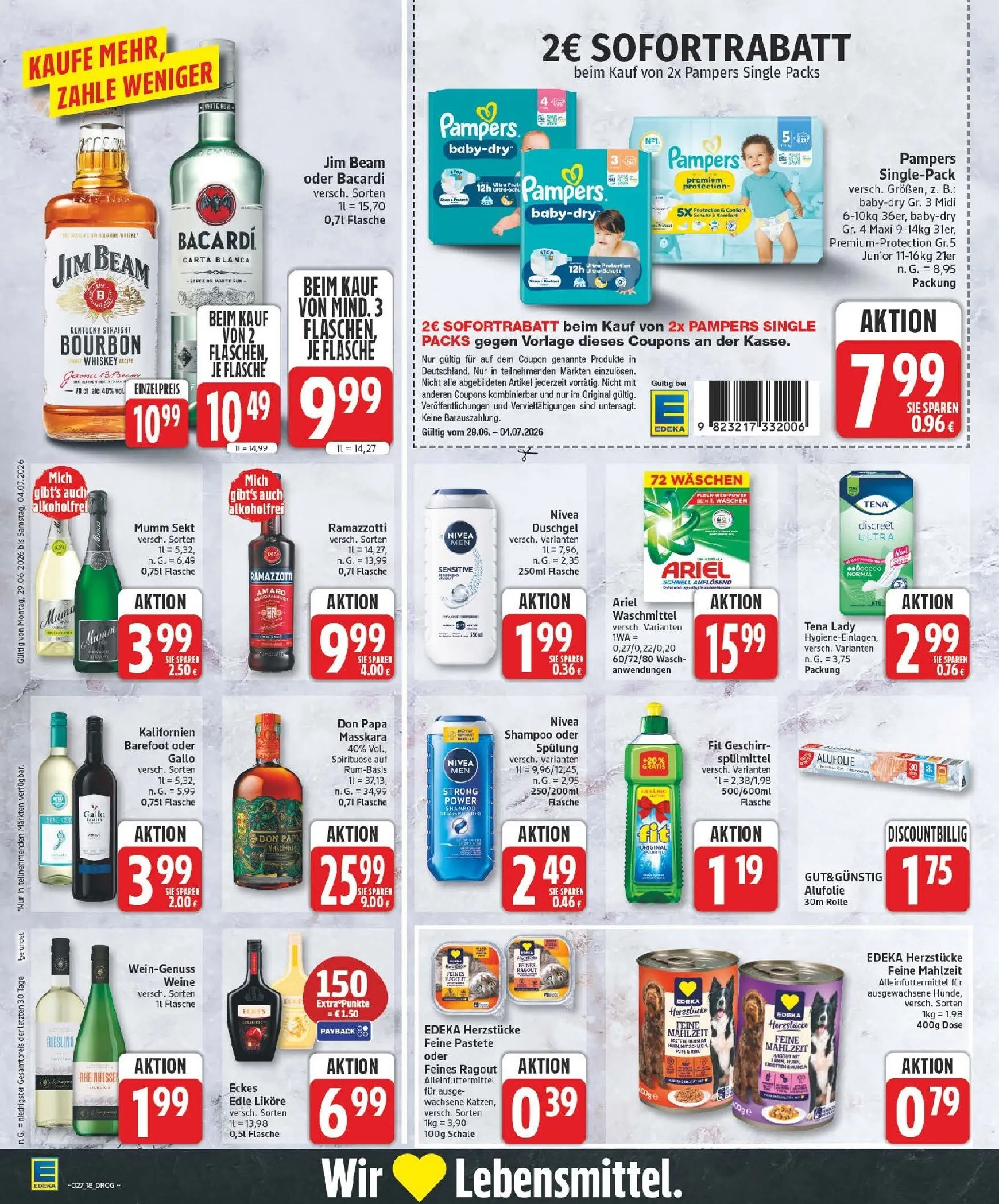 Edeka Prospekt nächste Woche – von Montag 29.06.2026 bis Samstag 04.07.2026 von 29. Juni bis 4. Juli 2026 - Prospekt seite 18