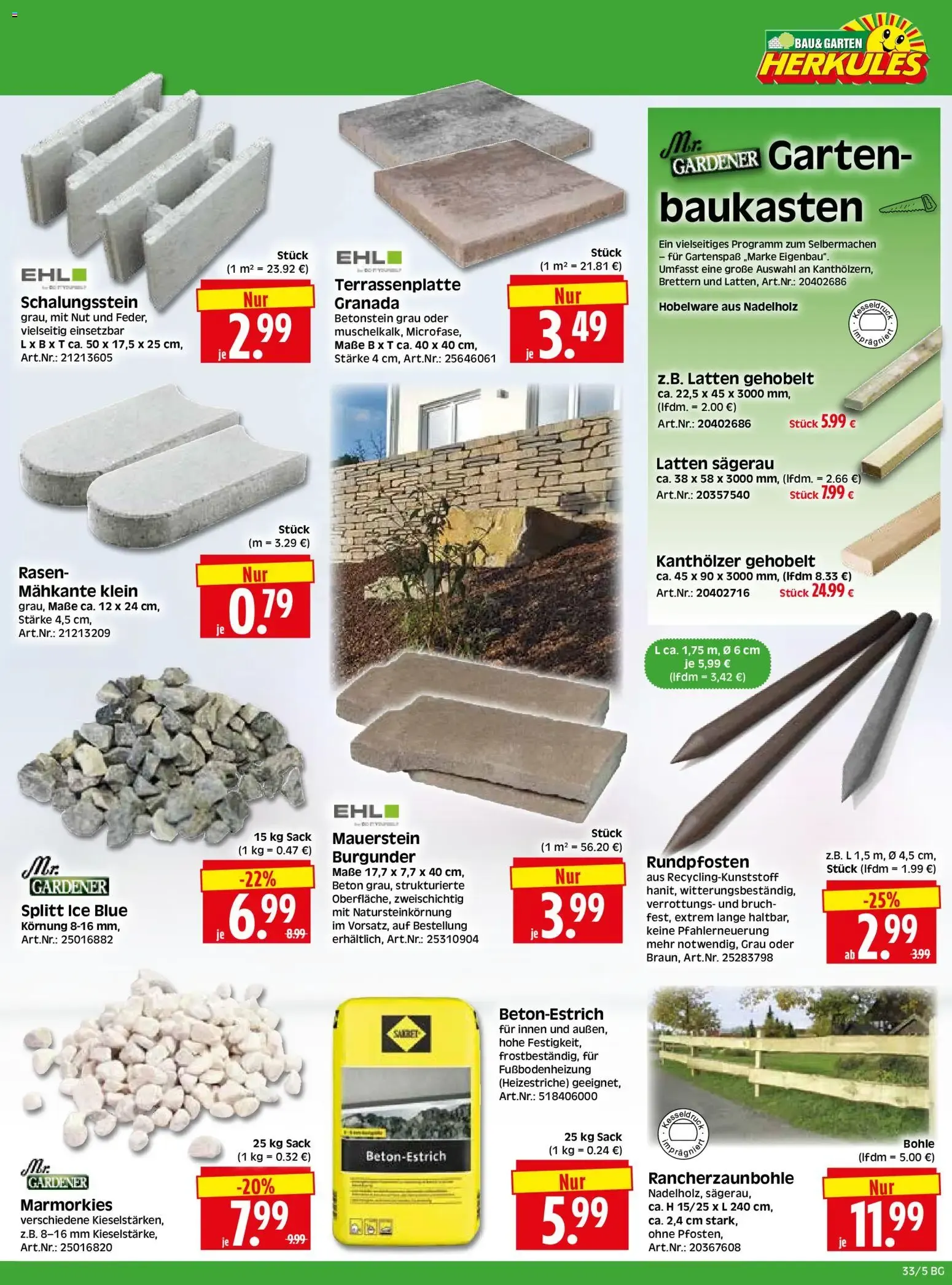HERKULES Bau & Garten von 10. August bis 15. August 2026 - Prospekt seite 5