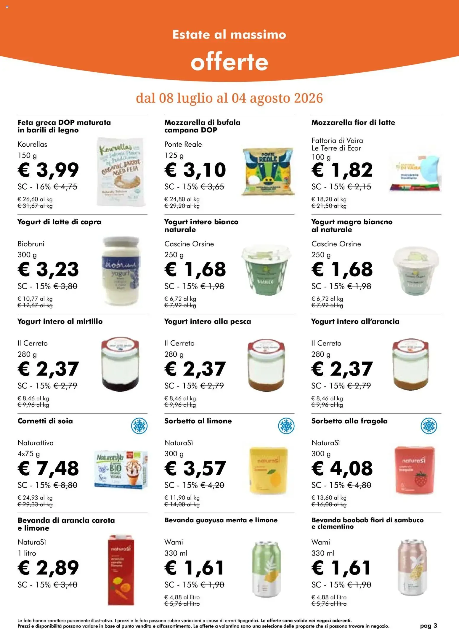 NaturaSì Offerte Luglio 2026 da 1 luglio a 31 luglio di 2026 - Pagina del volantino 3