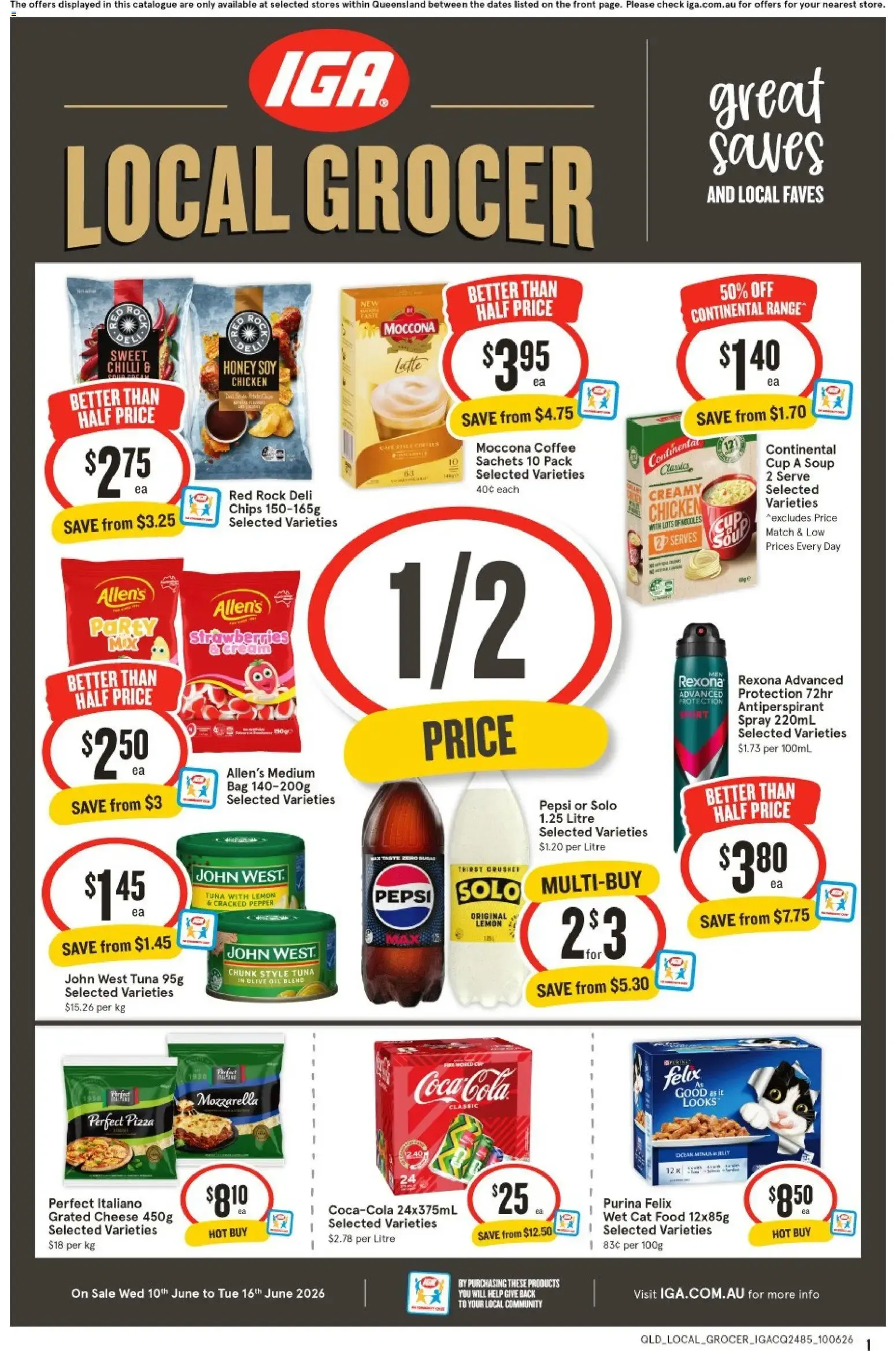 IGA LOCAL GROCER - Catalogue valid from 10 June to 16 June 2026 - page 1