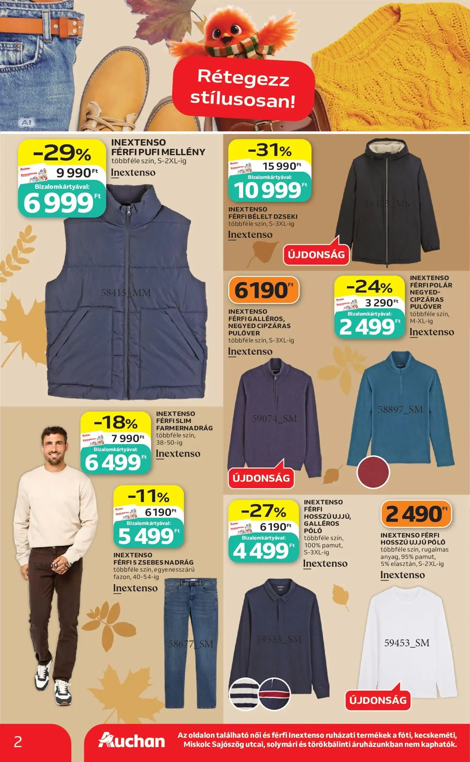 Katalógus Auchan ŐSZI DIVATKATALÓGUS október 1.-tól október 21.-ig 2026. - Oldal 2