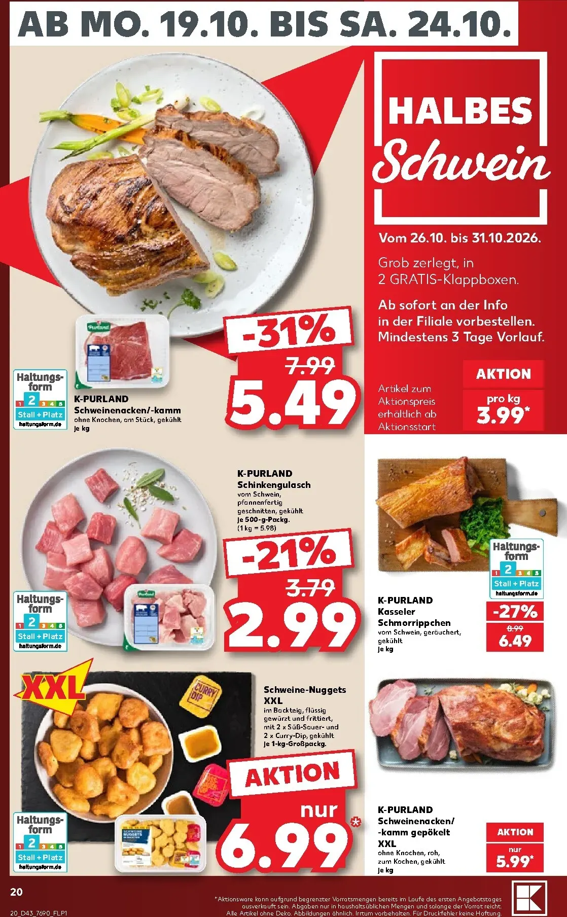 Kaufland Prospekt nächste Woche – von Montag 19.10.2026 bis Samstag 24.10.2026 von 19. Oktober bis 24. Oktober 2026 - Prospekt seite 21