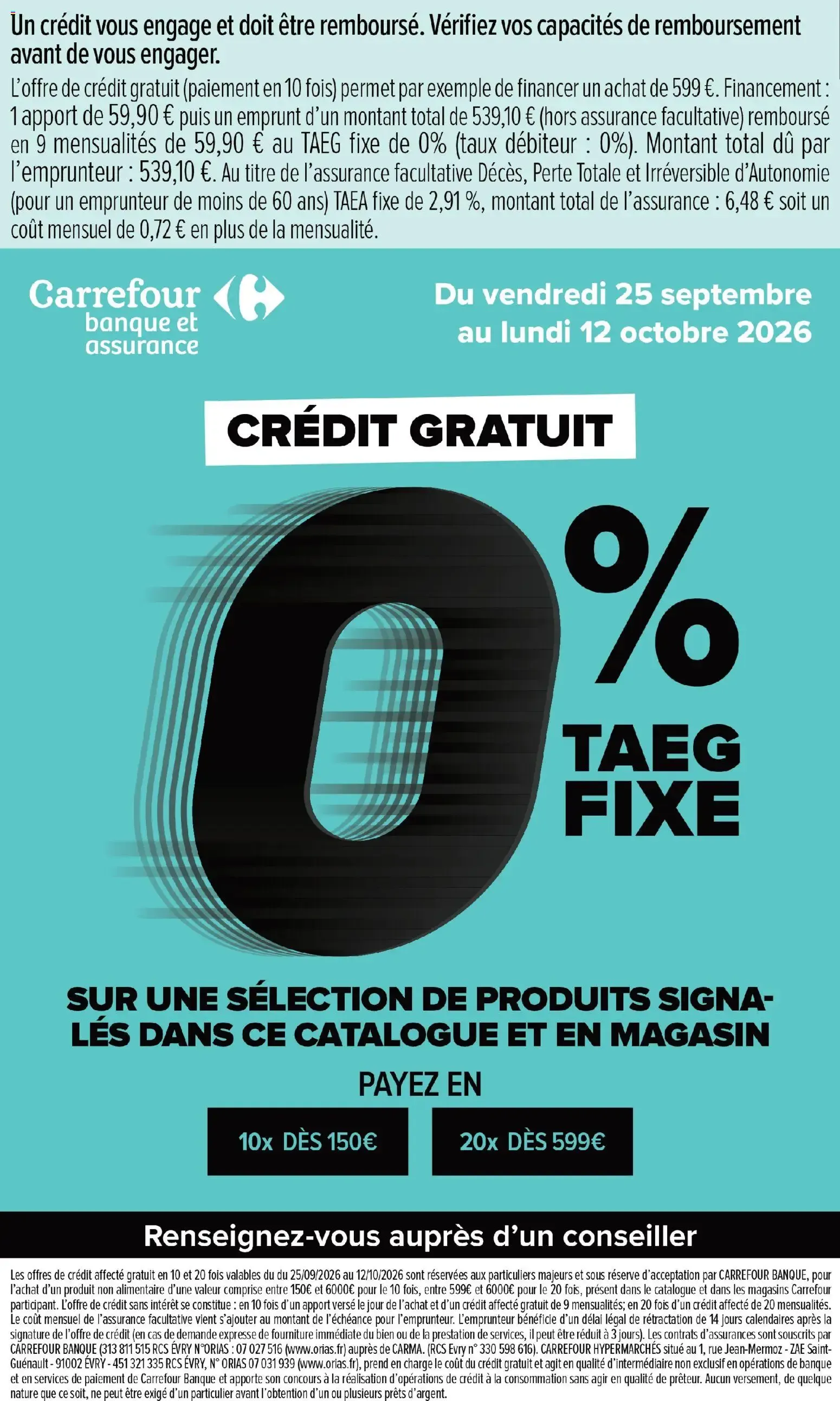 Carrefour Passez l'automne connecté à vos envies à partir du 25/09/2026 - promo en ligne du 25 septembre au 12 octobre 2026 - Catalogue page 18