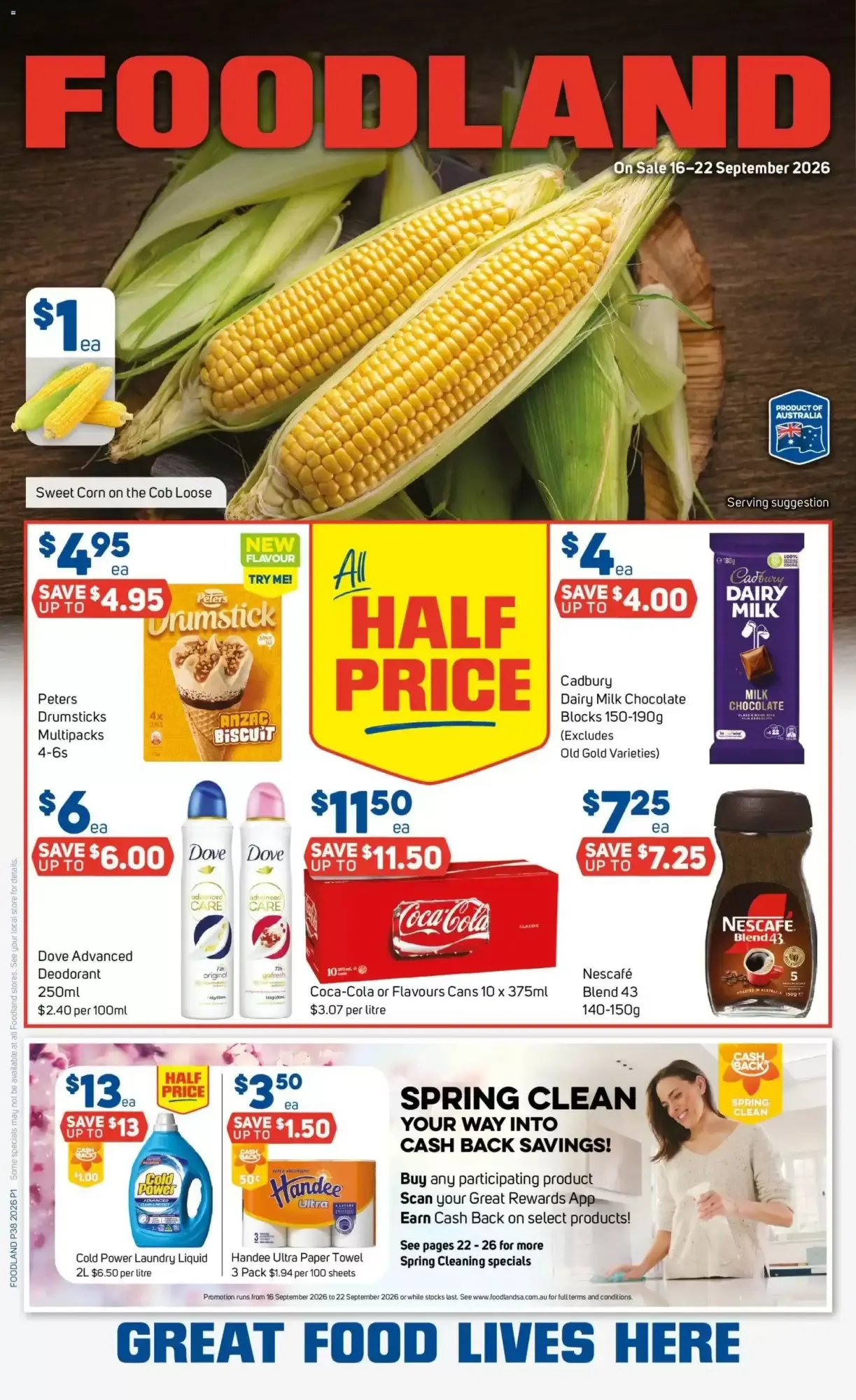 Foodland Catalogue - Catalogue valid from 16 September to 22 September 2026 - page 1