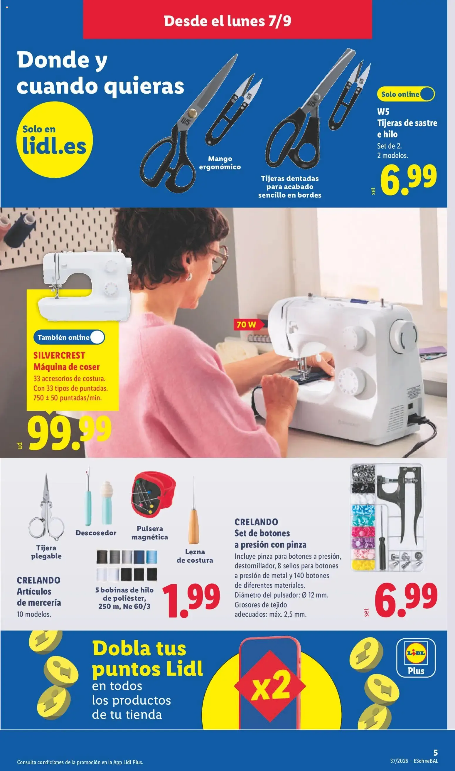 Catálogo de Lidl folleto de bazar del 07/09/2026 | Ofertas 7 de septiembre al 13 de septiembre 2026 - Página 11