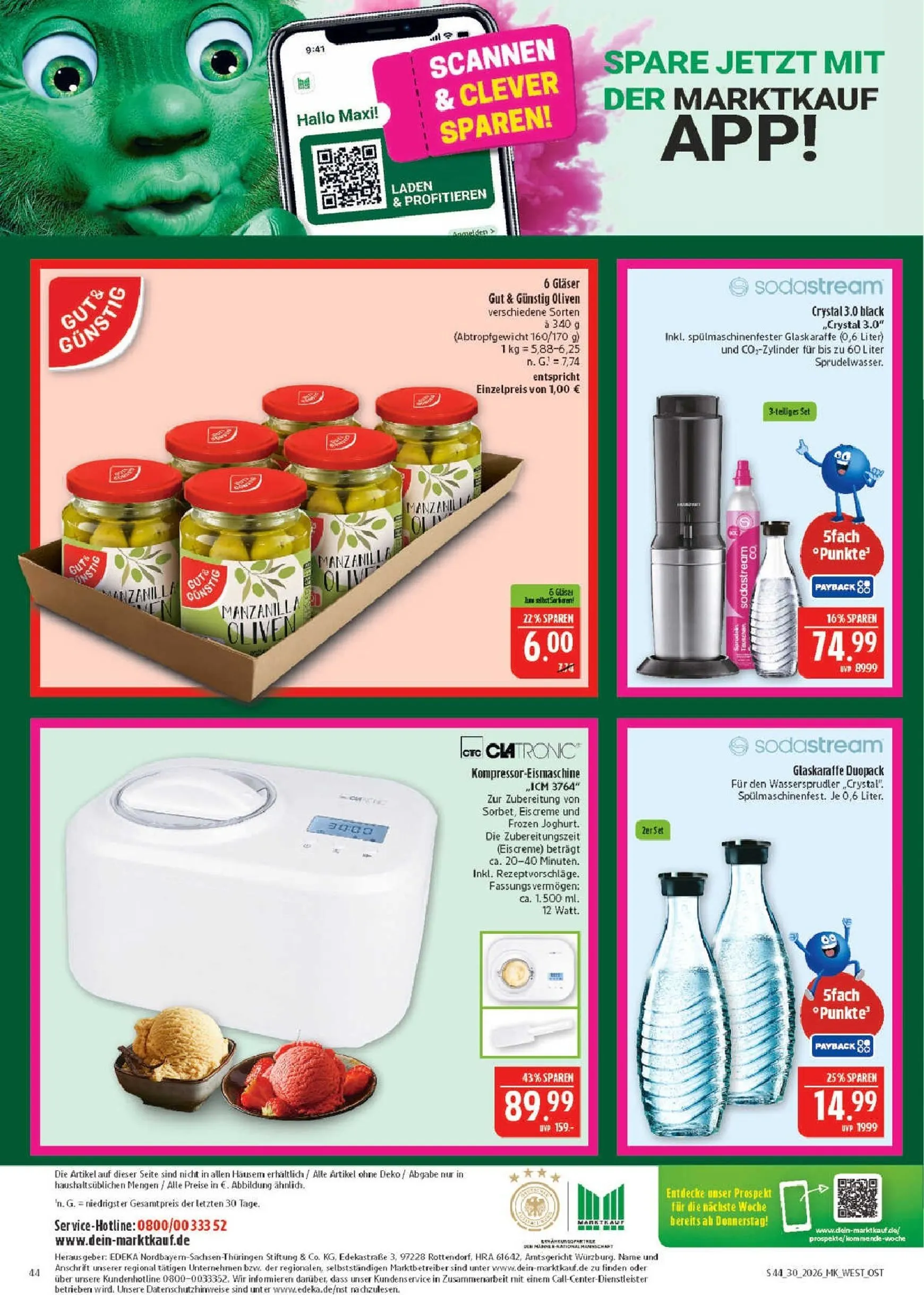 Marktkauf Prospekt – von Montag 20.07.2026 bis Samstag 25.07.2026 von 20. Juli bis 25. Juli 2026 - Prospekt seite 44