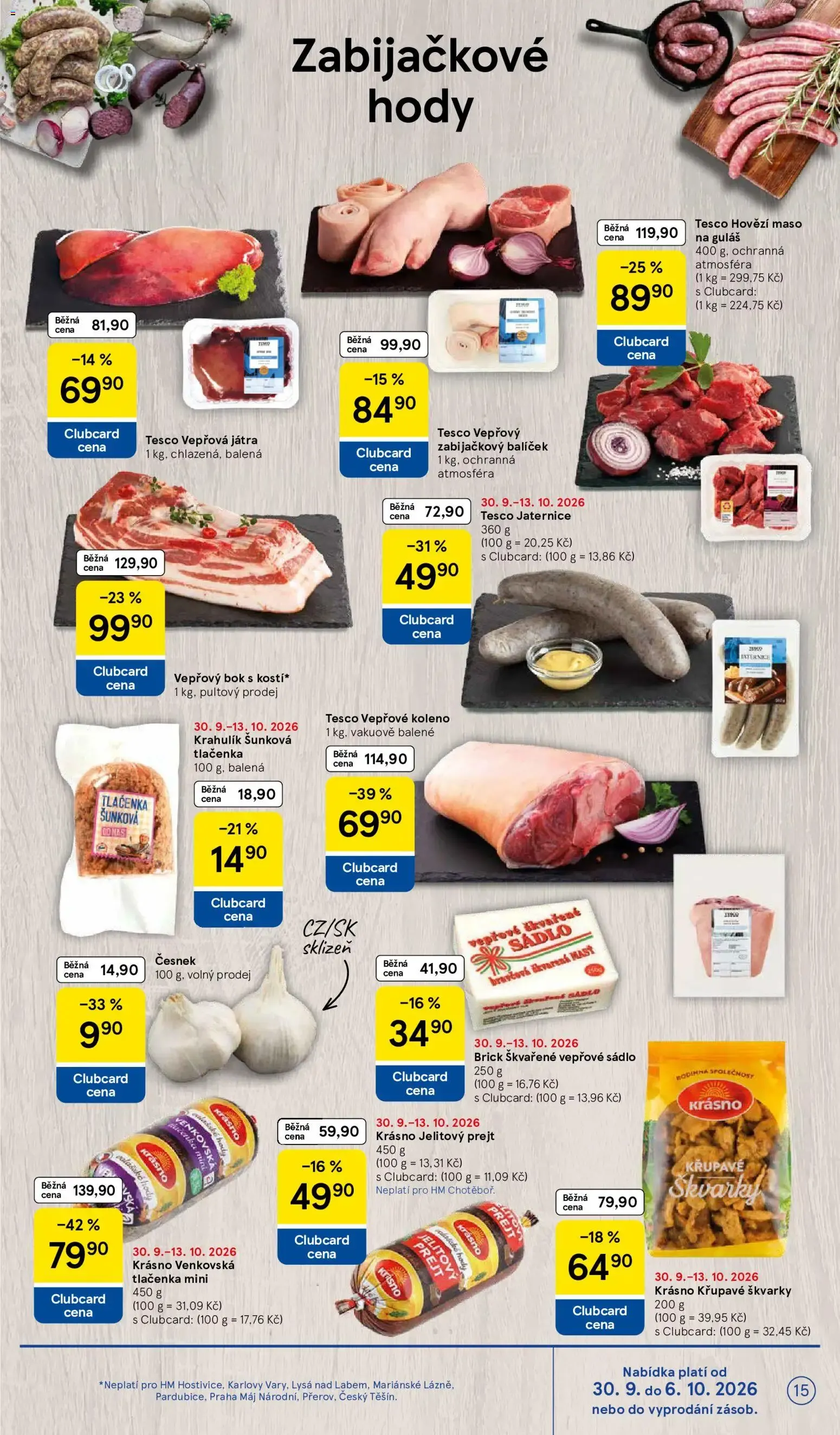 Tesco leták na tento + příští týden 30.09.2026 - 30. září 6. října 2026 - Page 15