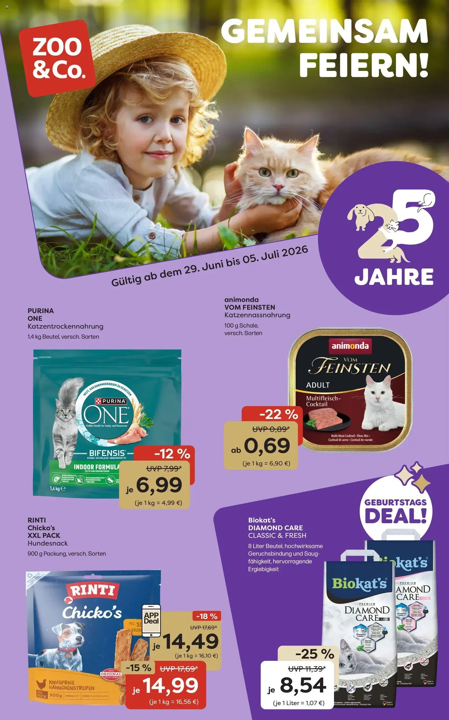 Zoo & co Prospekt vom 29.06.2026 – Angebote online von 29. Juni bis 5. Juli 2026 - Prospekt seite 1
