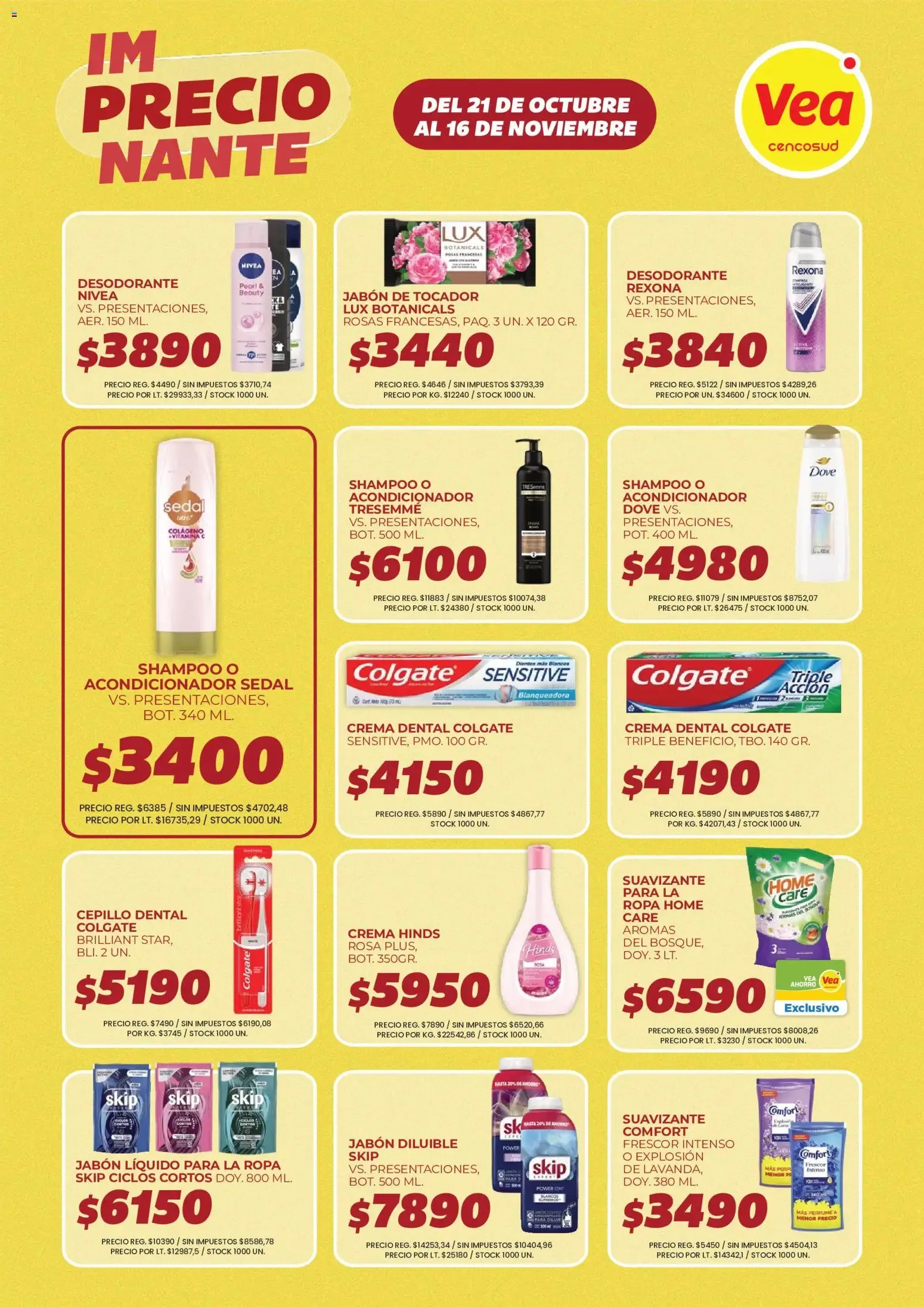 Ofertas de Vea - Folleto imPRECIOnante Córdoba del 21/10/2026 - 16/11/2026 21 de octubre al 16 de noviembre 2026 - Página 12 del catálogo