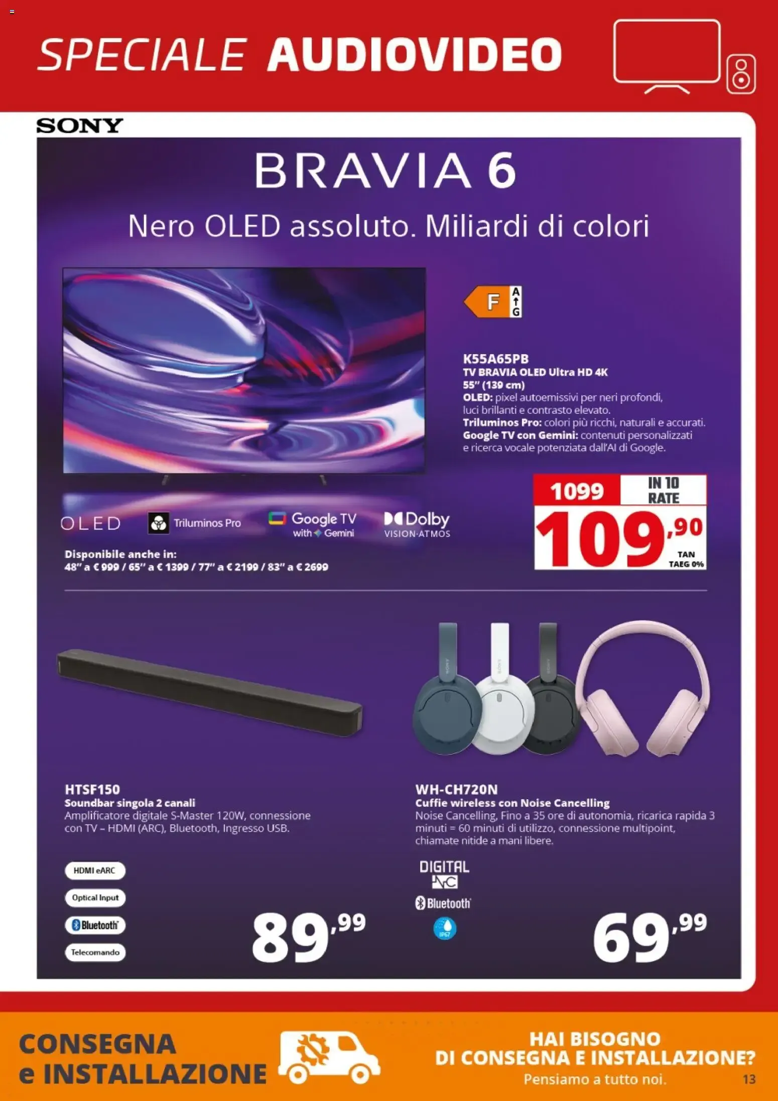 Nuovo Comet volantino Audio Video dal 09/10/2026 > offerte anteprima 🛍️ da 9 ottobre a 28 ottobre di 2026 - Pagina del volantino 13