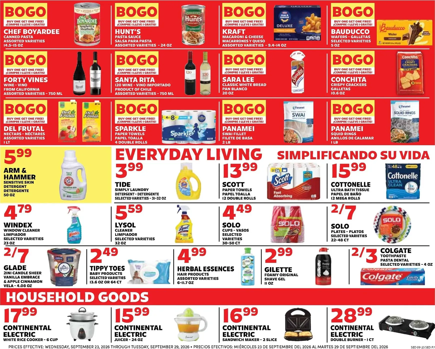 Weekly ad Current Sedano's leaflet valid from Wednesday 09/23/2026 to Tuesday 09/29/2026 from September 23 to September 29 2026 - Page 7