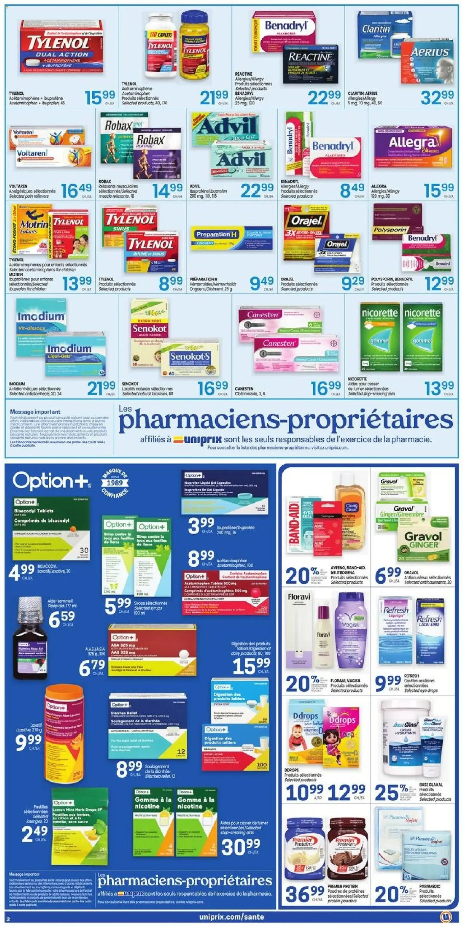 Uniprix weekly flyer / circulaire from Aug 13, 2026 > weekly specials & deals from August 13 to August 19 2026 - flyer page 3