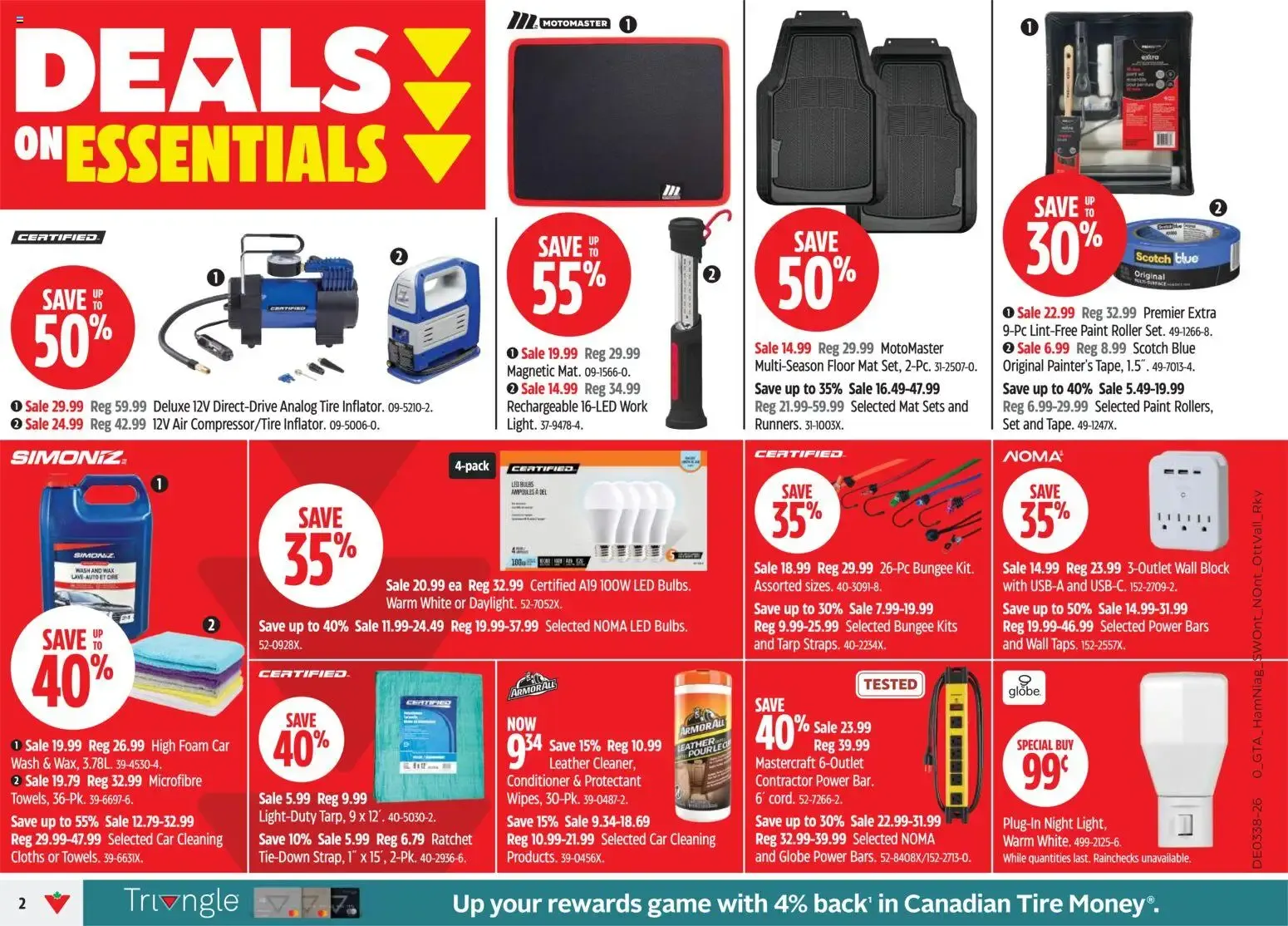 Canadian Tire weekly flyer from Sep 17, 2026 > weekly specials & deals from September 17 to September 24 2026 - flyer page 2