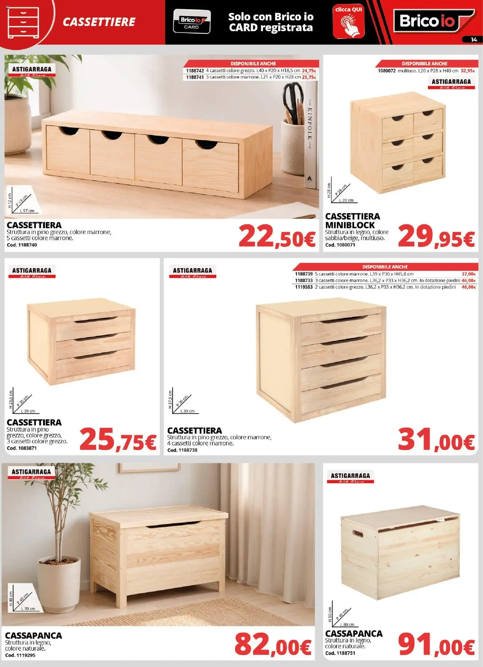 Nuovo Brico io volantino Sistemazione dal 20/08/2026 > offerte anteprima 🛍️ da 20 agosto a 27 settembre di 2026 - Pagina del volantino 14