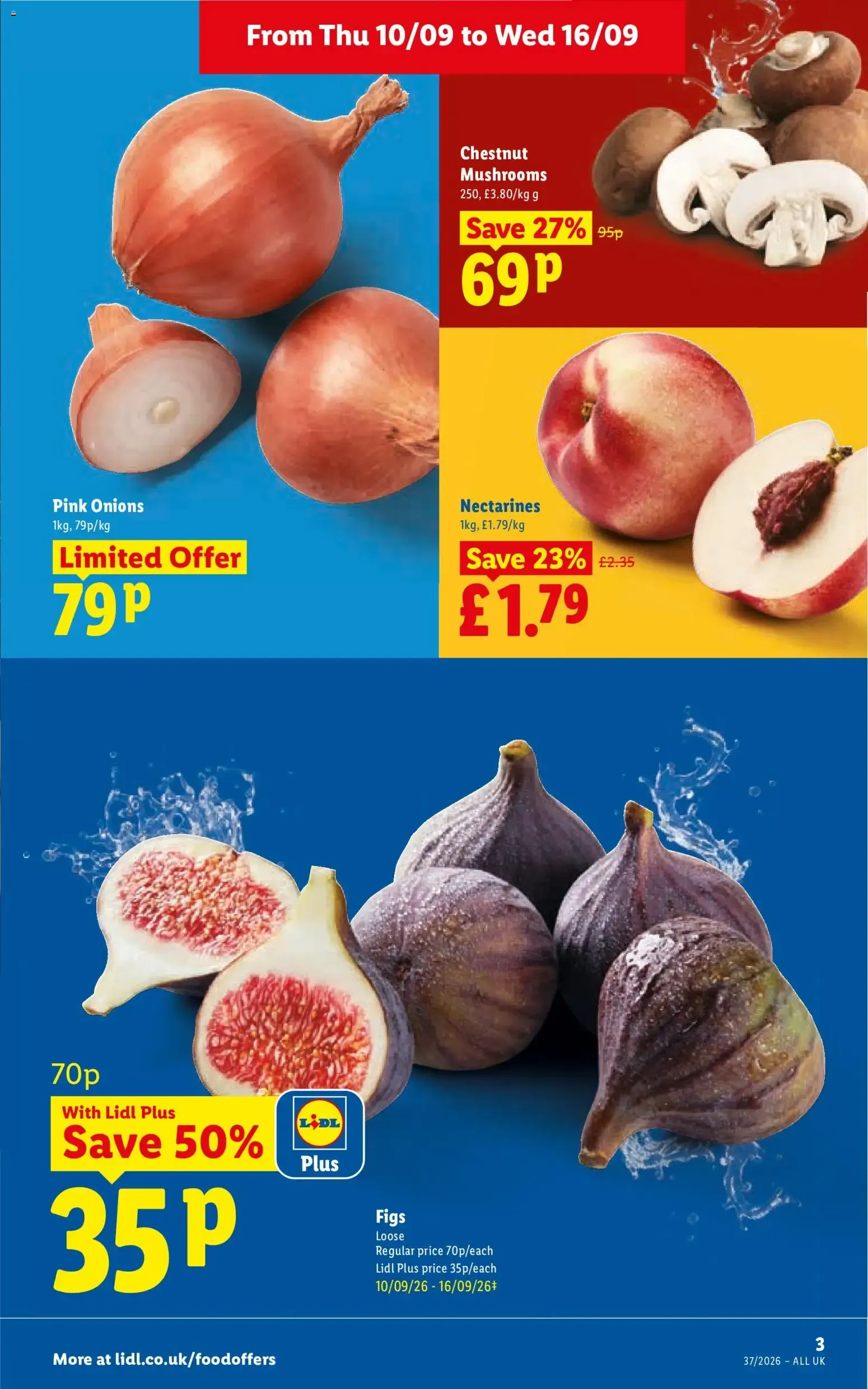 Lidl Wales: Ahorra en frutas y verduras con más valor from 10 September to 23 September 2026 - Catalogue Page 3