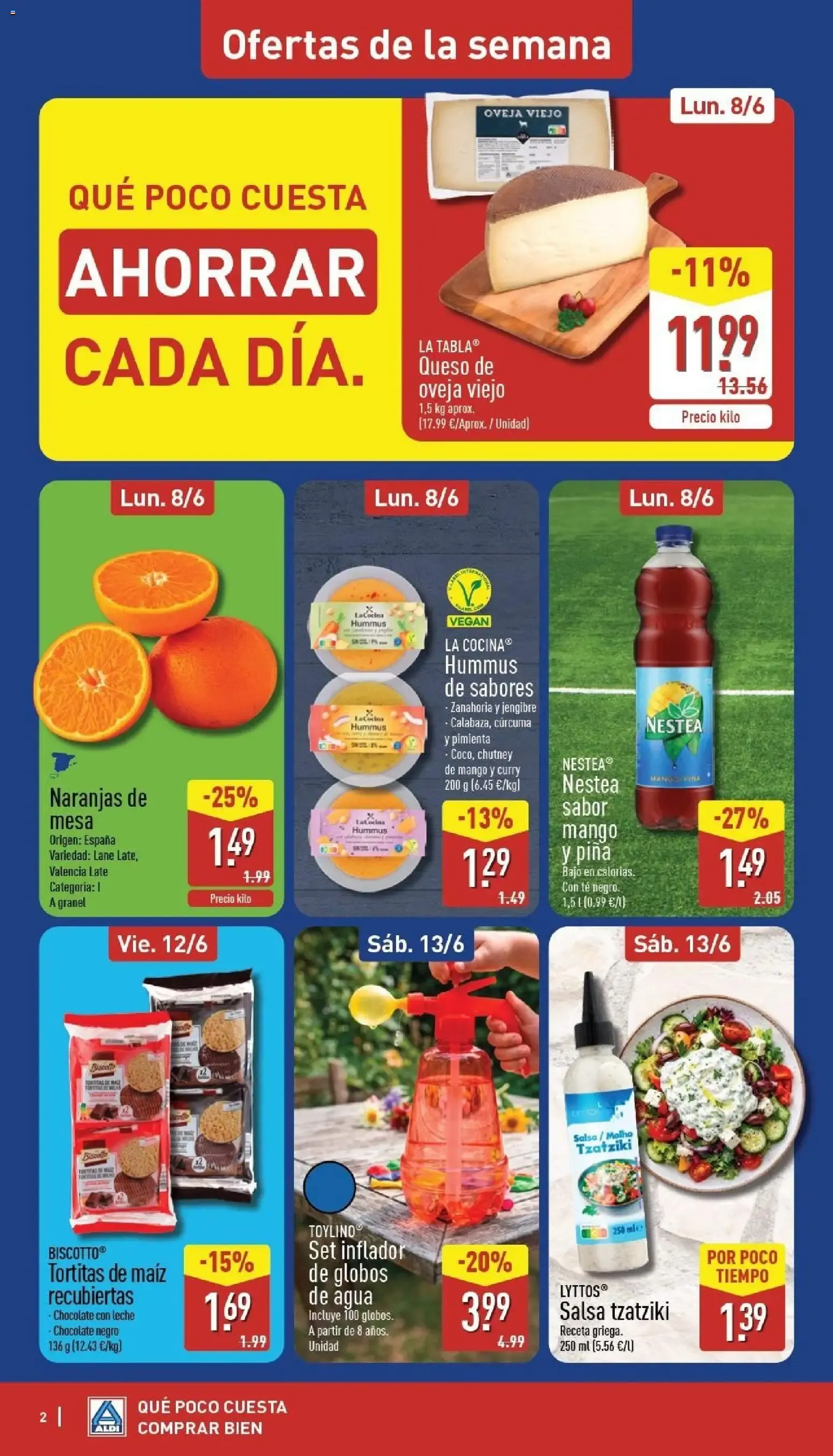 Catálogo de Aldi folleto de ofertas El Veranazo 8 de junio al 14 de junio 2026 - Página 2