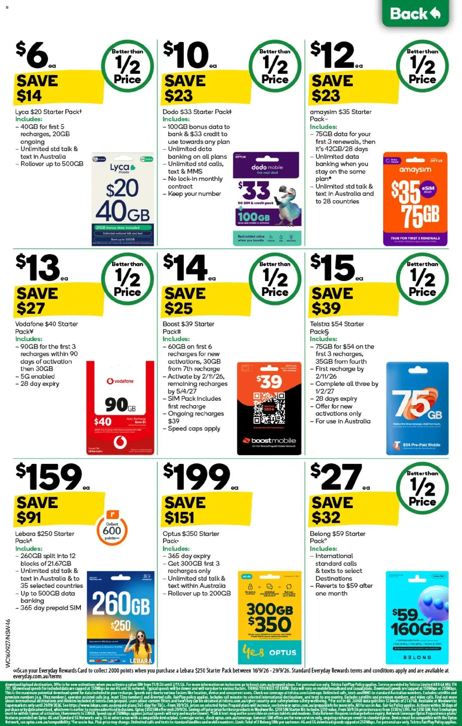 Woolworths - The fresh food people - Catalogue valid from 16 September to 22 September 2026 - page 44