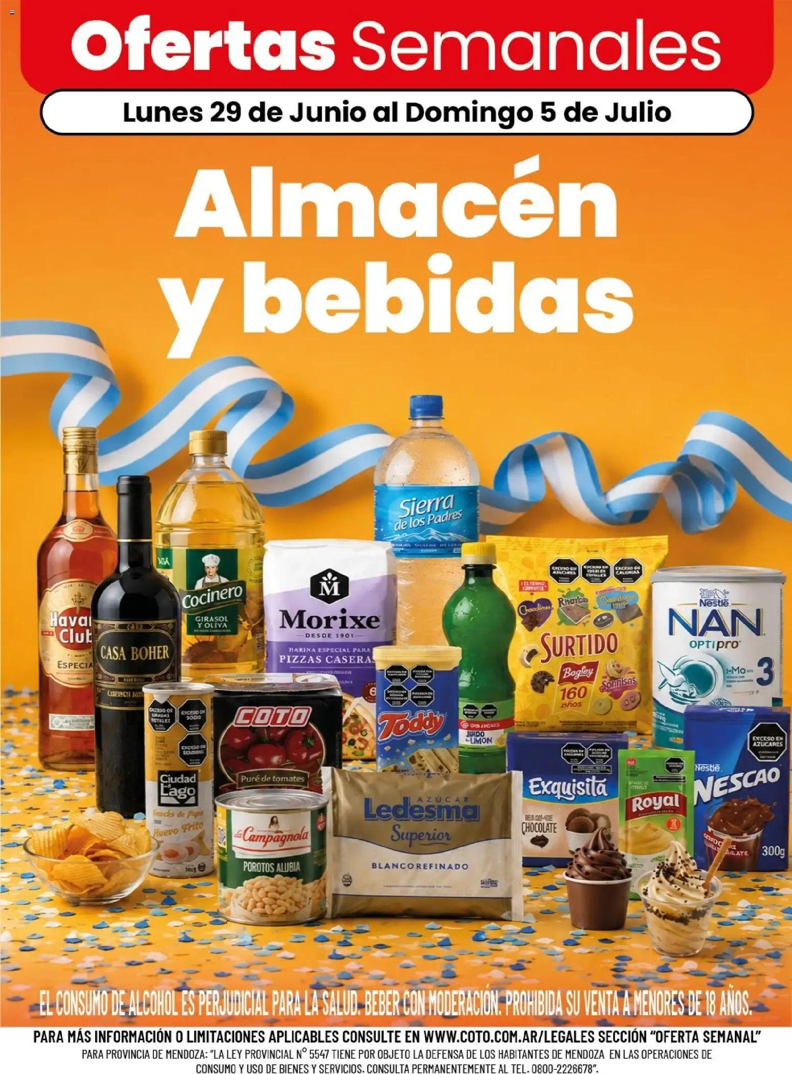 Ofertas de Coto - Ofertas Semanales: Almacén y bebidas 29 de junio al 5 de julio 2026 - Página 1 del catálogo