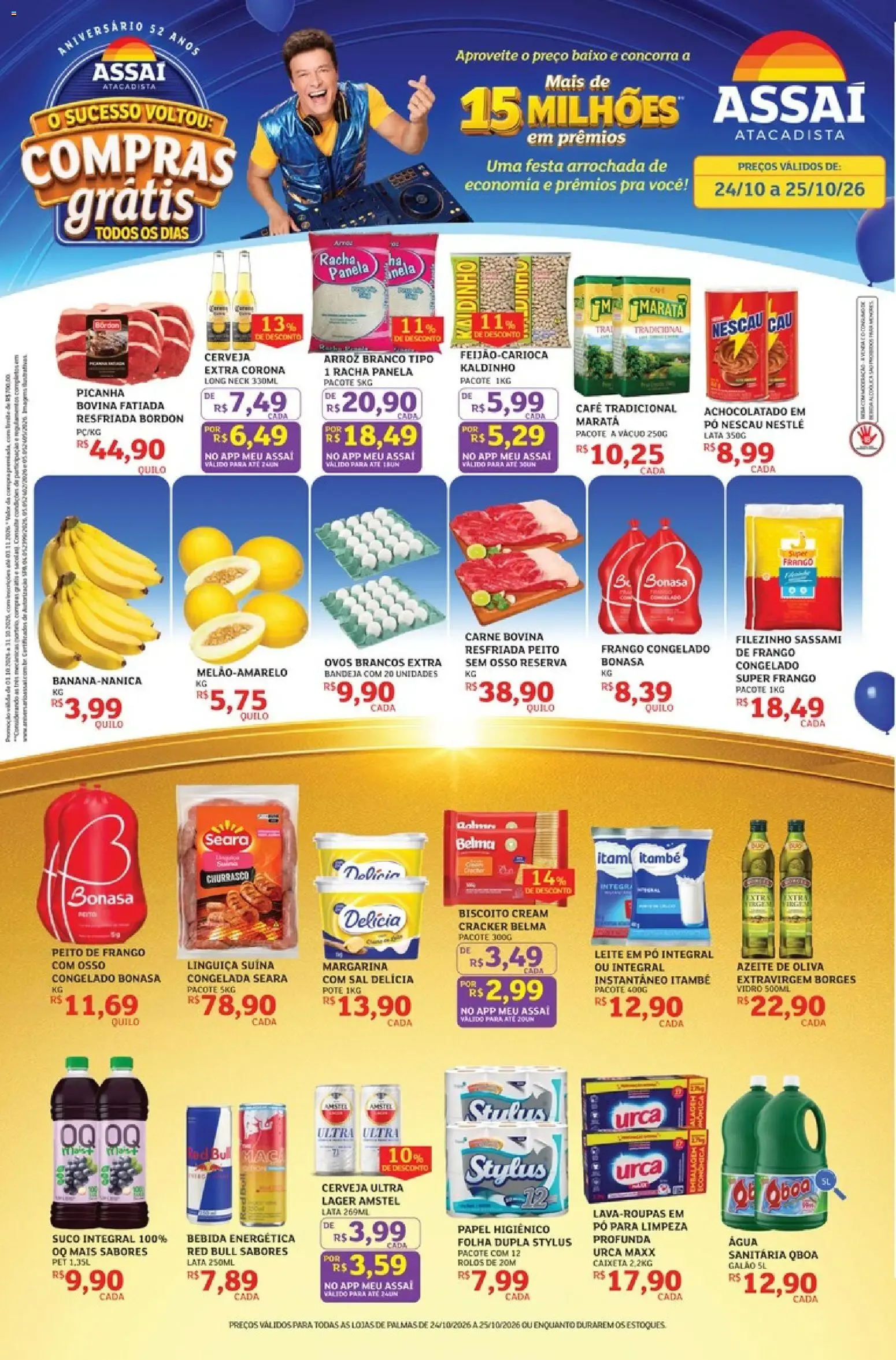 Encarte de Assaí Atacadista ofertas - TO de 24/10/2026 | Promoções Online 24 de outubro até 25 de outubro 2026 - Pagina 1