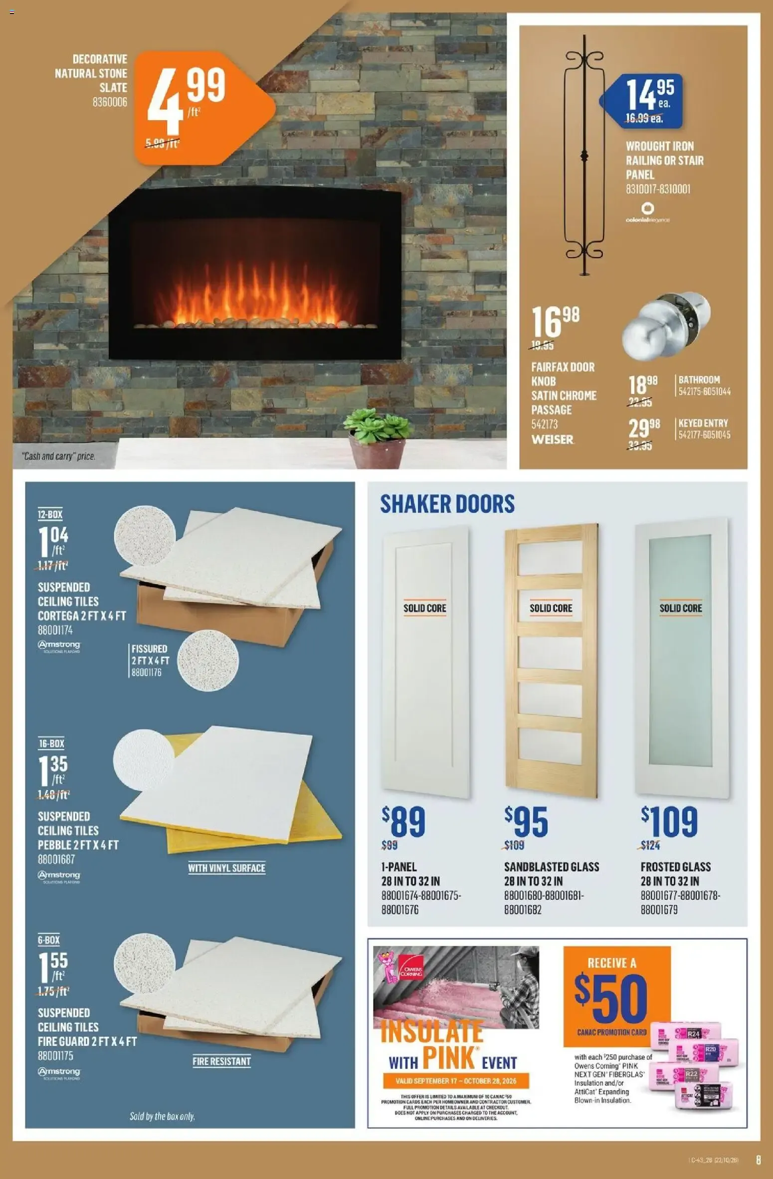 Canac weekly flyer from Oct 22, 2026 > weekly specials & deals from October 22 to October 28 2026 - flyer page 8