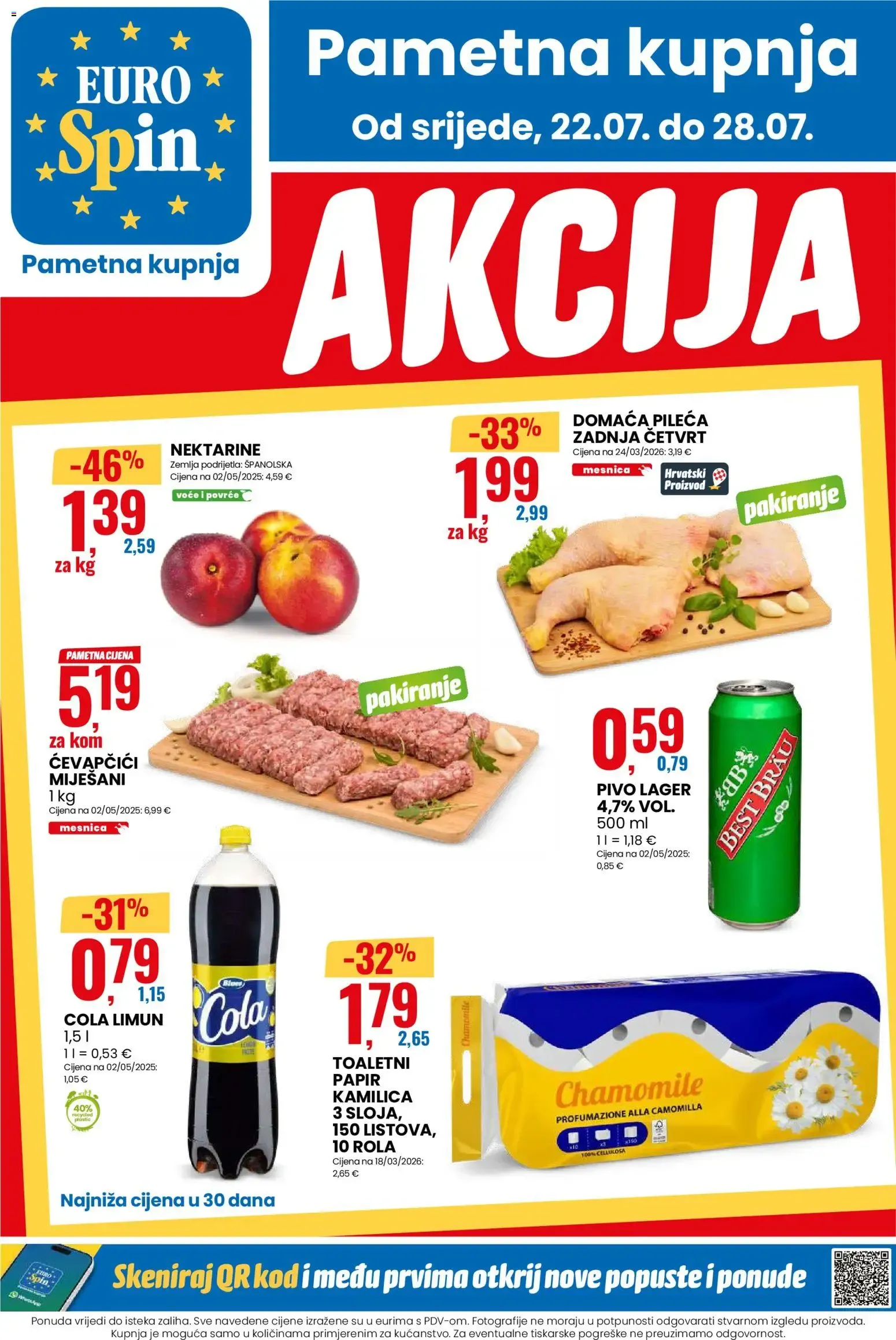 Eurospin Katalog novi od 22.07.2026 na listanje > letak digitalni