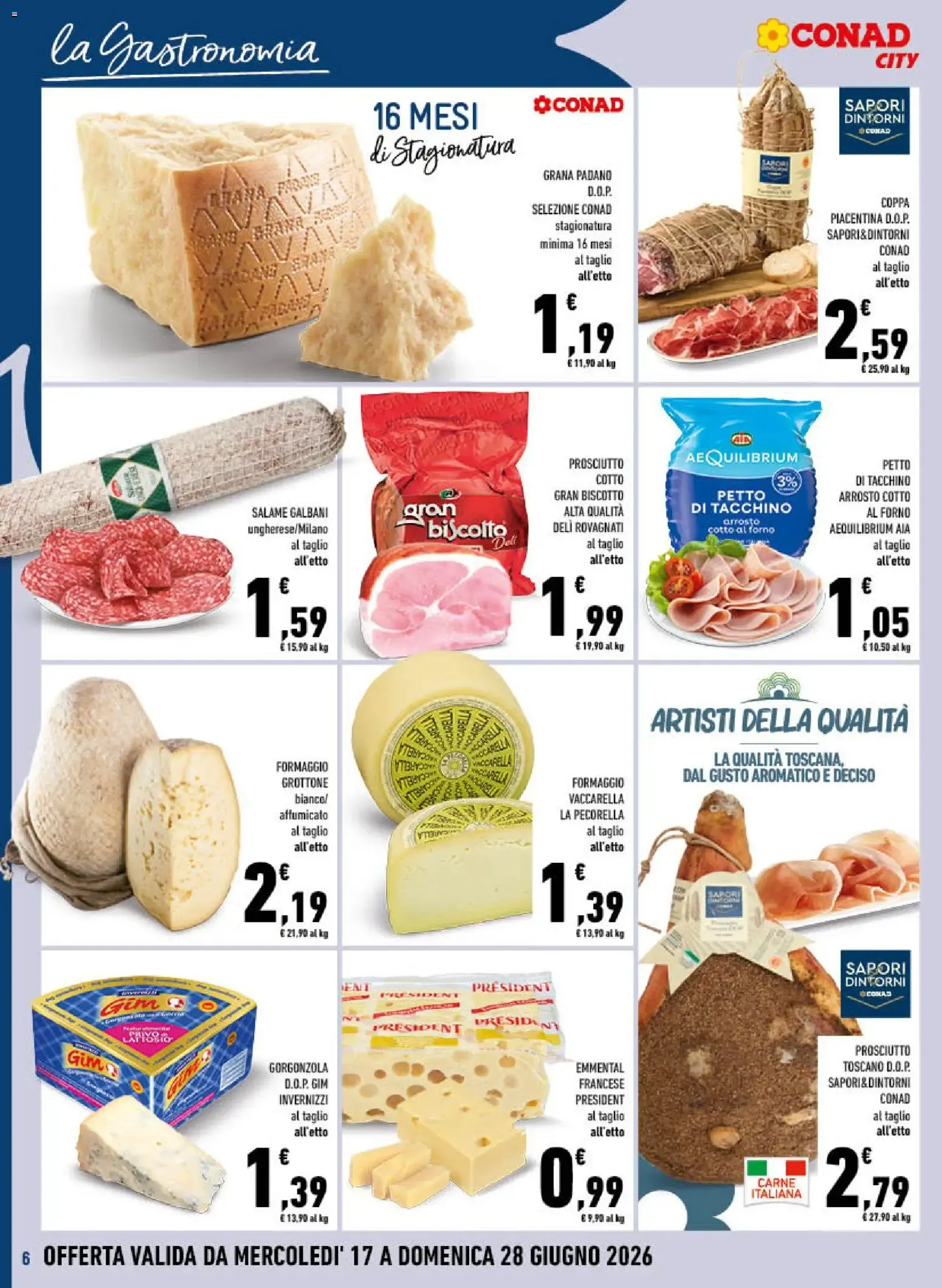 Volantino Conad dal 17/06/2026 > Anteprima da 17 giugno a 28 giugno di 2026 - Pagina del volantino 6