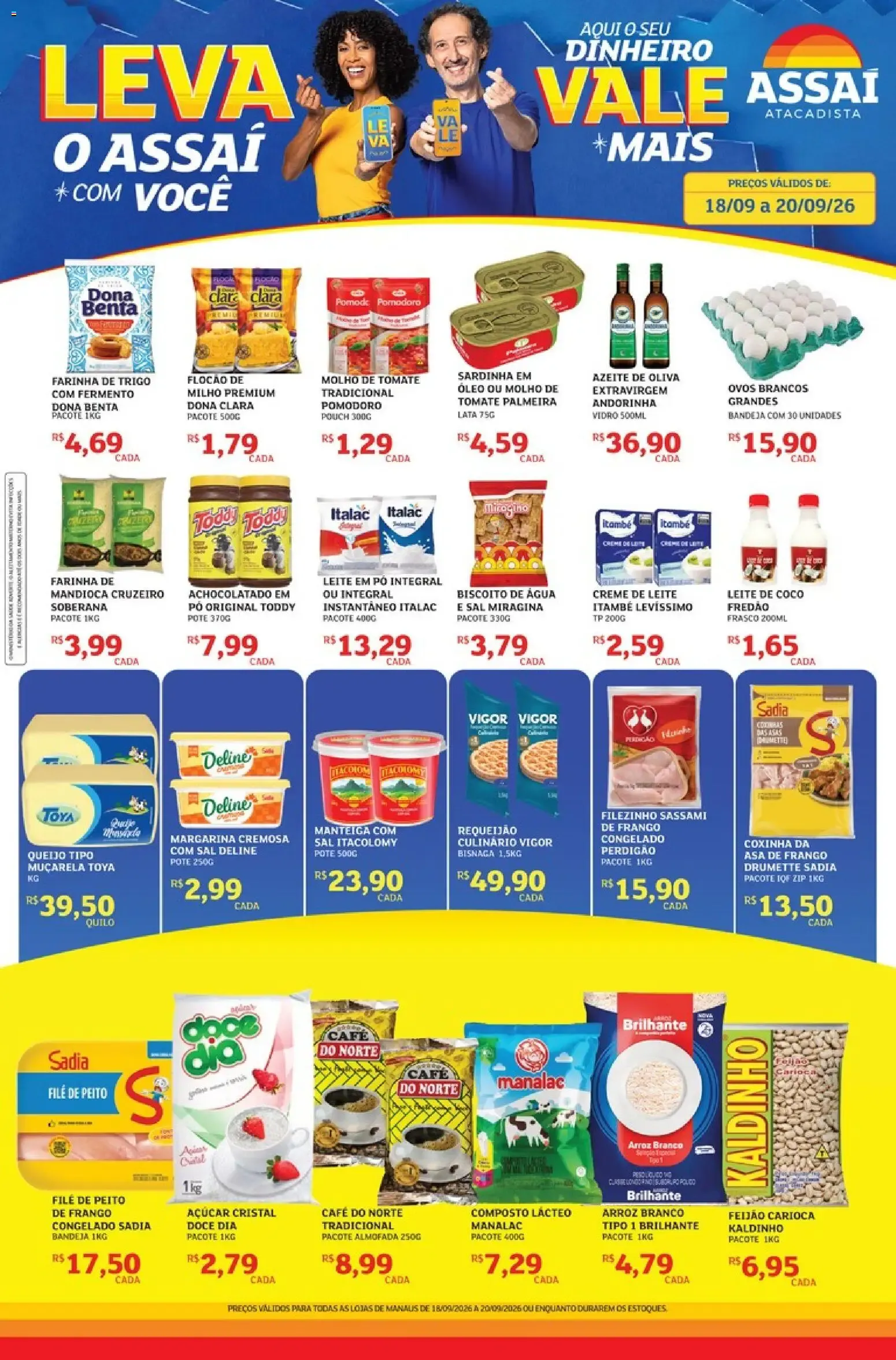Encarte de Assaí Atacadista ofertas - AM de 18/09/2026 | Promoções Online 18 de setembro até 20 de setembro 2026 - Pagina 1
