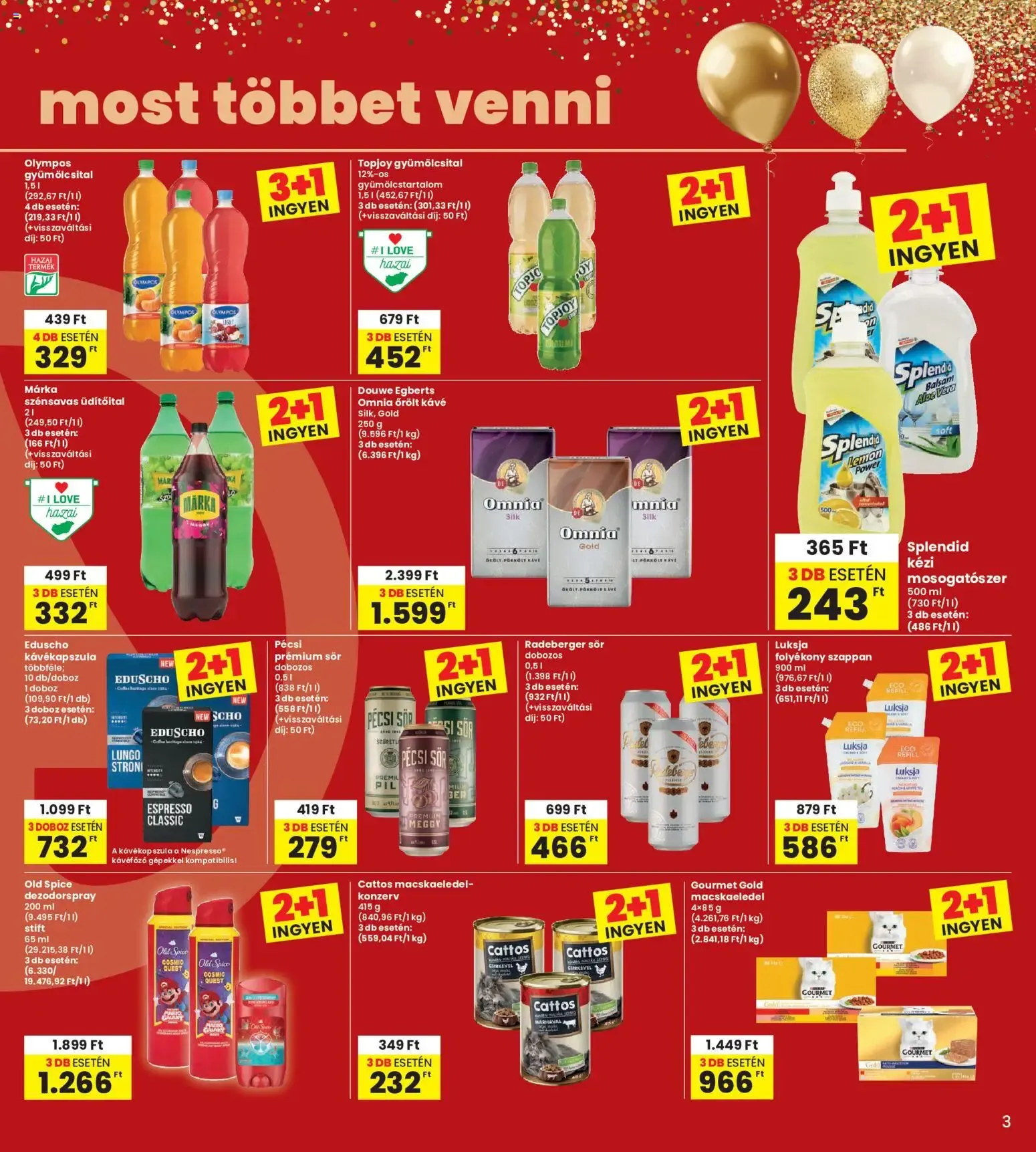 Katalógus Szülinapi akciók és szuper árak! július 30.-tól augusztus 5.-ig 2026. - Oldal 3