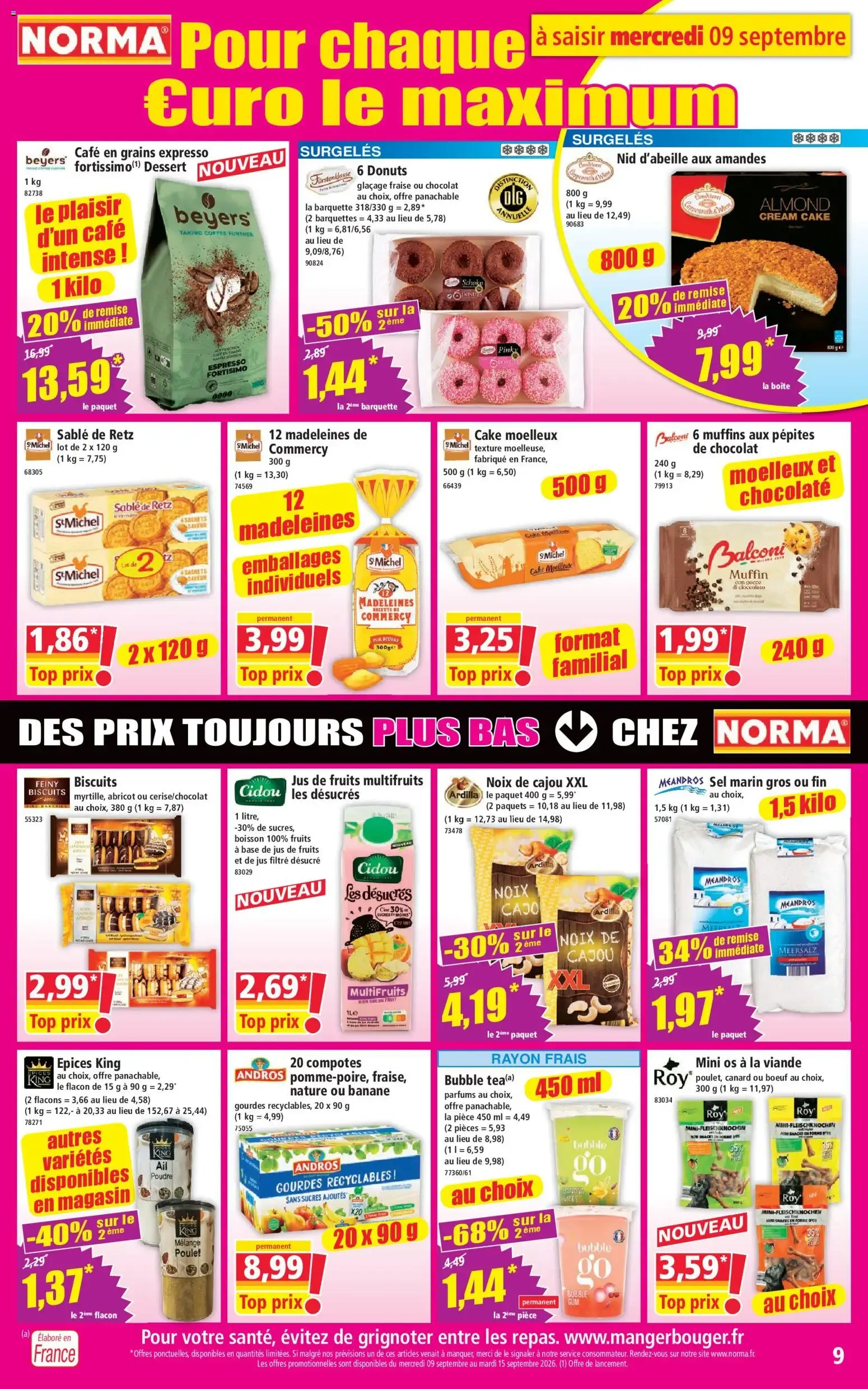Norma catalogue à partir du 09/09/2026 - promo en ligne du 9 septembre au 15 septembre 2026 - Catalogue page 9