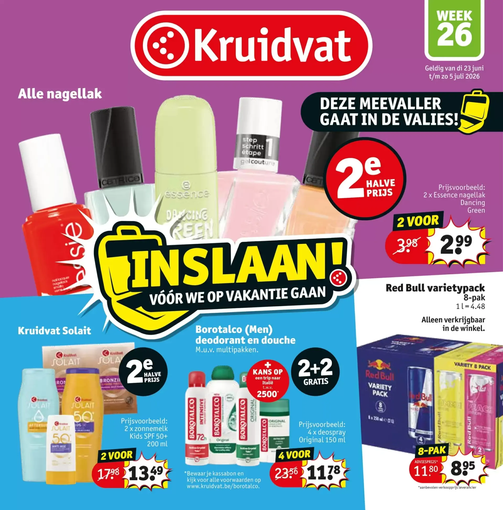 Kruidvat folder van 23 juni tot 5 juli 2026 - folder pagina 1
