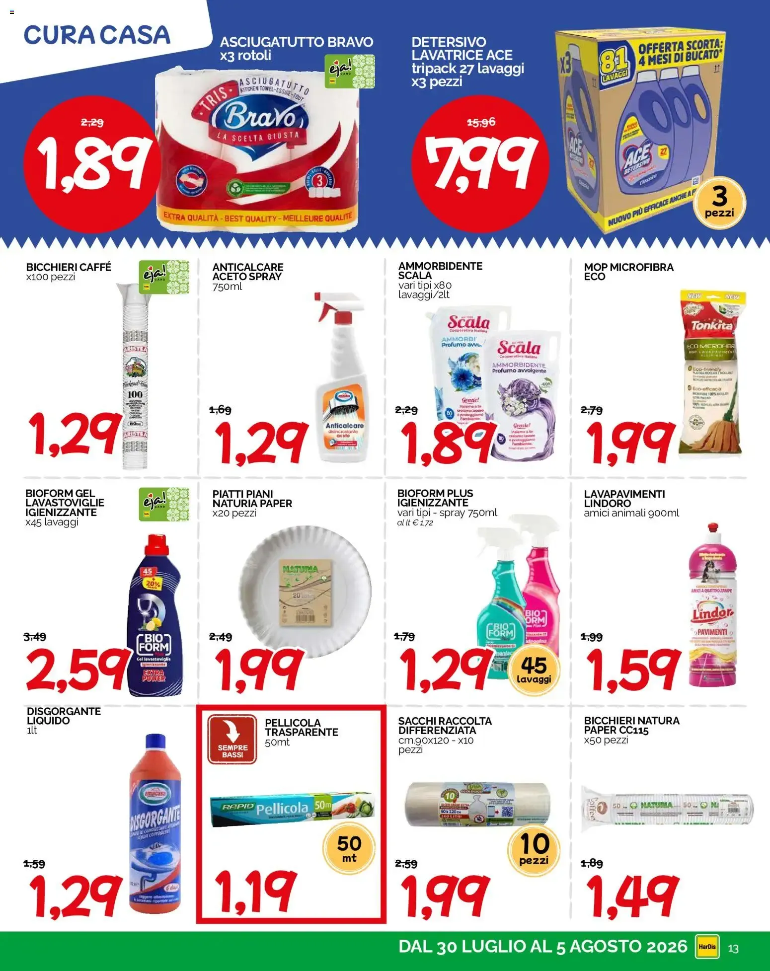 HarDis volantino dal 30/07/2026 - online Offerte da 30 luglio a 5 agosto di 2026 - Pagina del volantino 13
