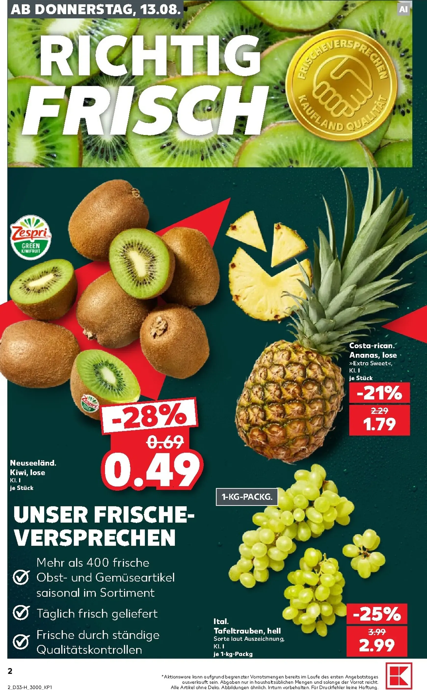 Kaufland - Neckarsulm Prospekt nächste Woche – von Donnerstag 13.08.2026 bis Mittwoch 19.08.2026 von 13. August bis 19. August 2026 - Prospekt seite 2