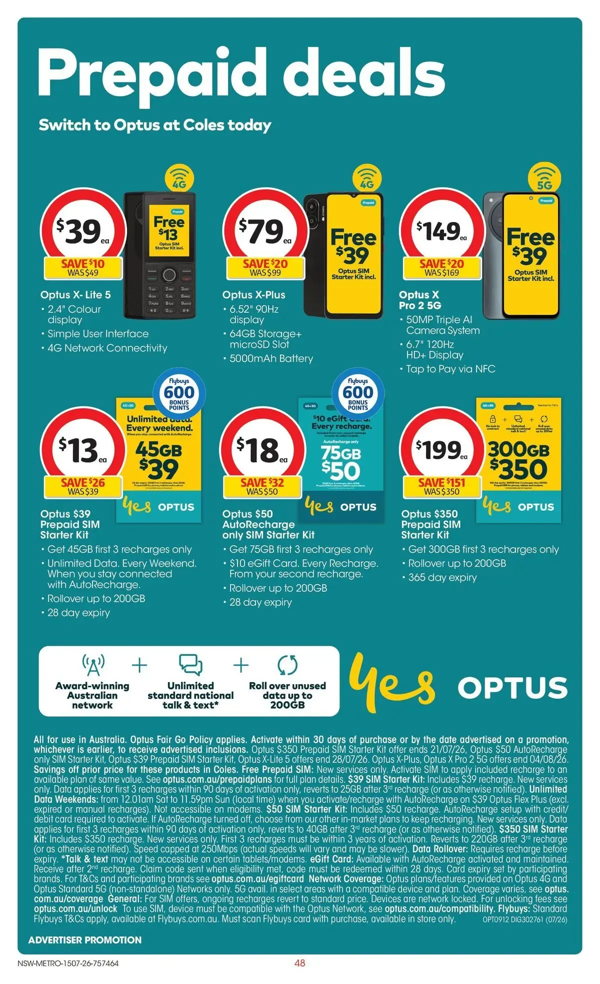 Coles catalogue valid from 15/07/2026 > Online Australia - Catalogue valid from 15 July to 21 July 2026 - page 48
