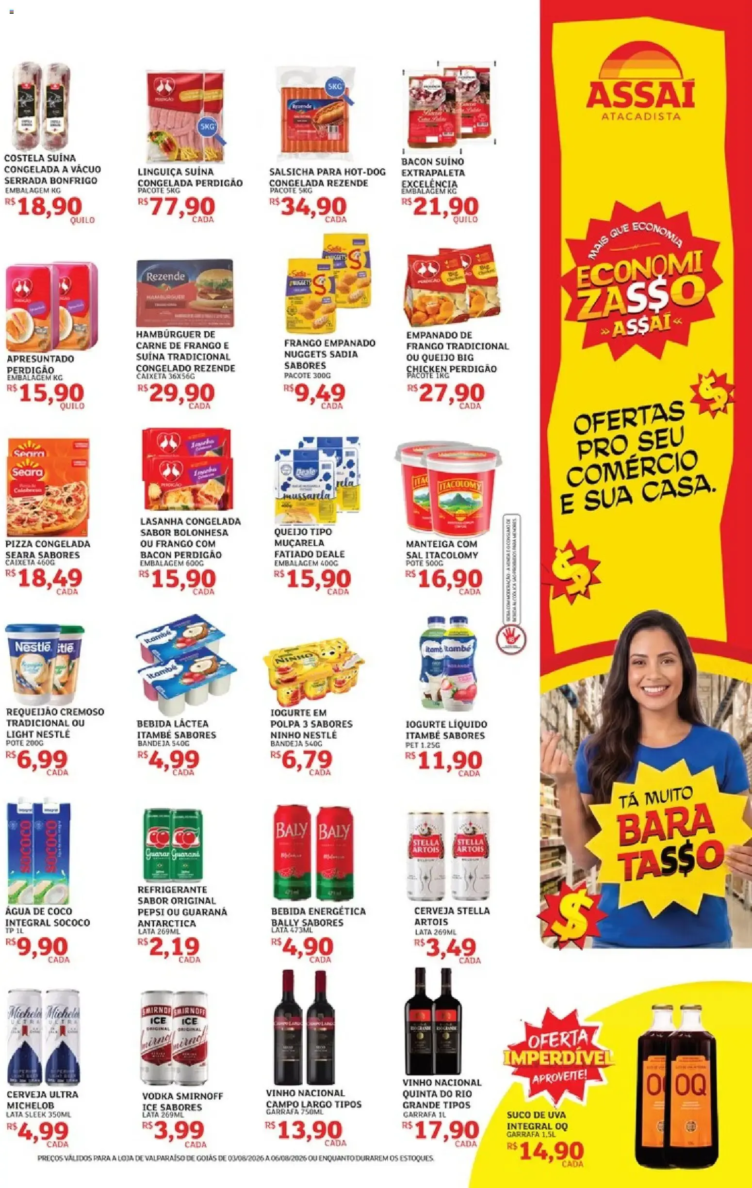 Encarte de Assaí Atacadista: Economi Zasso Assaí 3 de agosto até 6 de agosto 2026 - Pagina 3