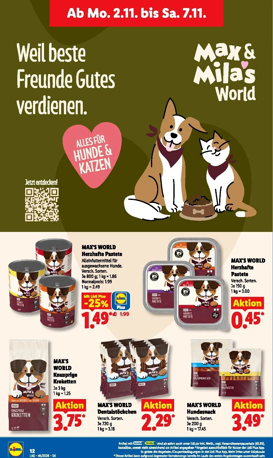 Lidl Sparen beim Preisführer von 2. November bis 7. November 2026 - Prospekt seite 23