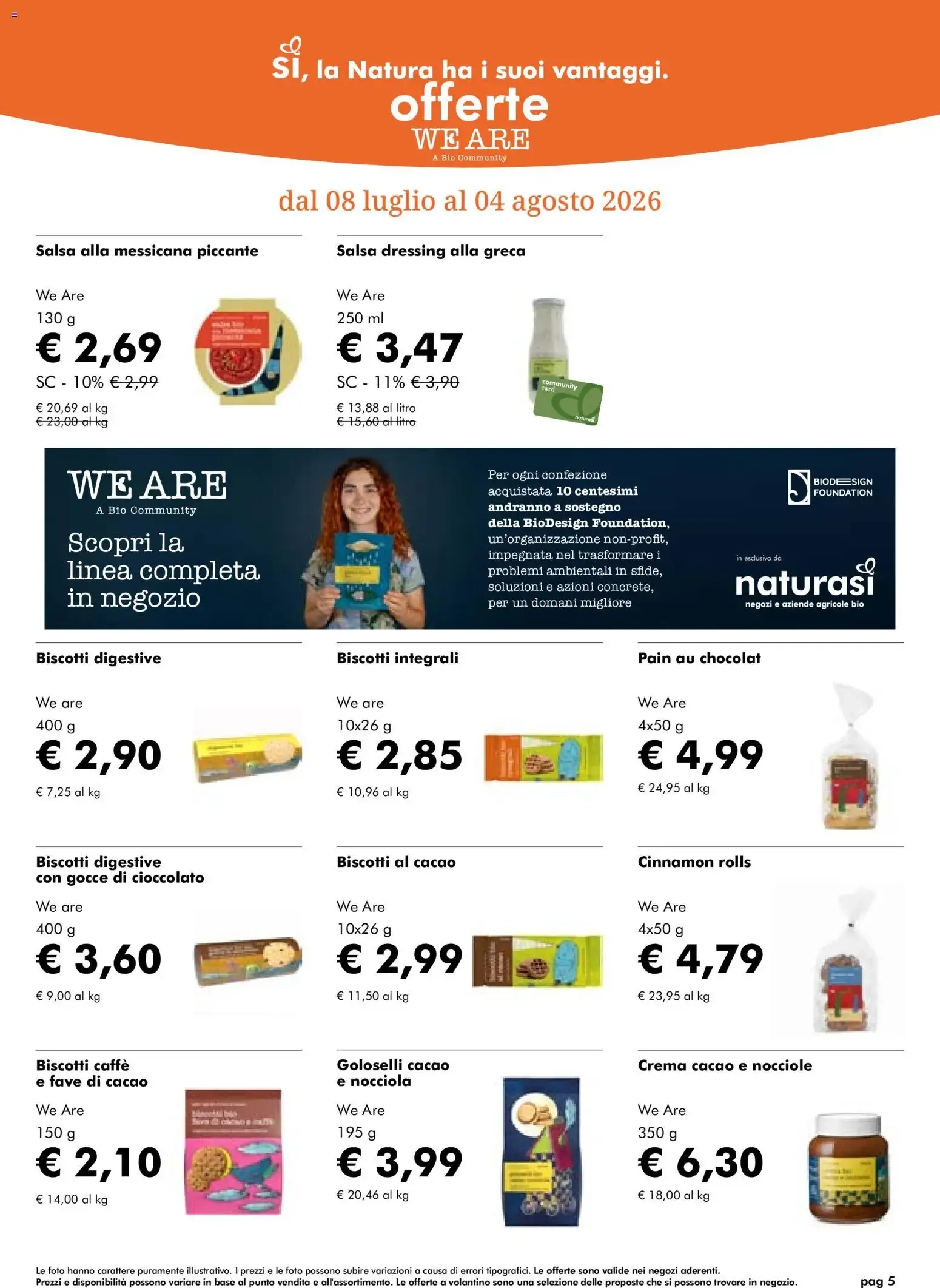NaturaSì Offerte Luglio 2026 da 1 luglio a 31 luglio di 2026 - Pagina del volantino 5
