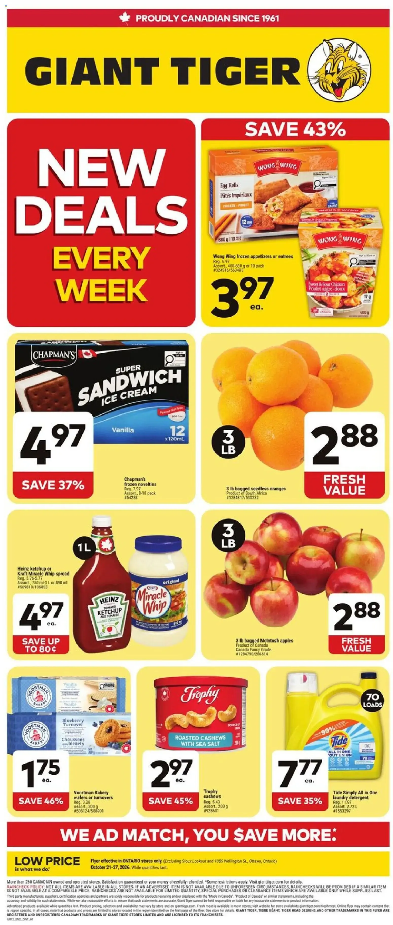 Giant Tiger Flyer | from Oct 21, 2026 | Weekly deals from October 21 to October 27 2026 - flyer page 1
