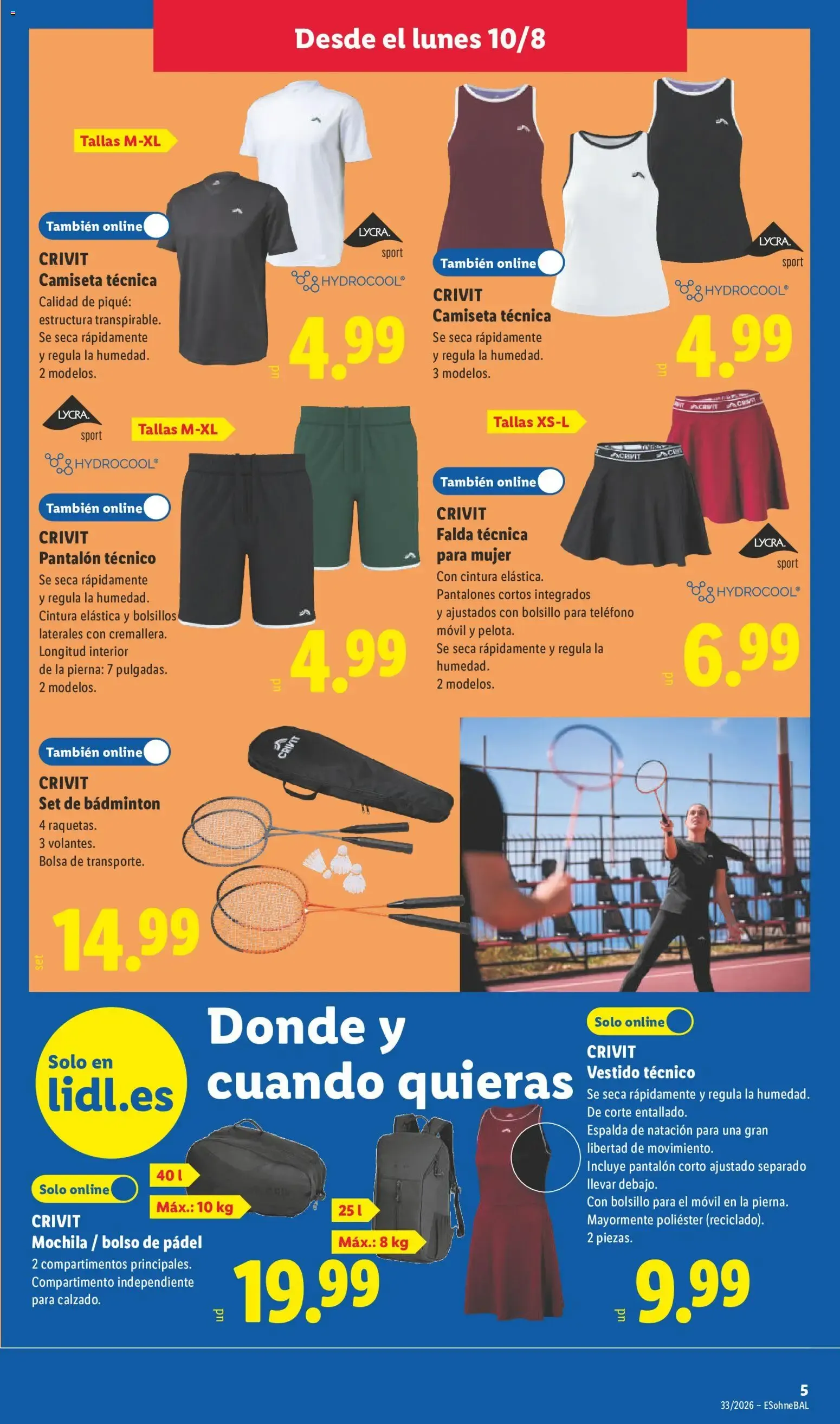 Catálogo de Lidl folleto de bazar del 10/08/2026 | Ofertas 10 de agosto al 16 de agosto 2026 - Página 13