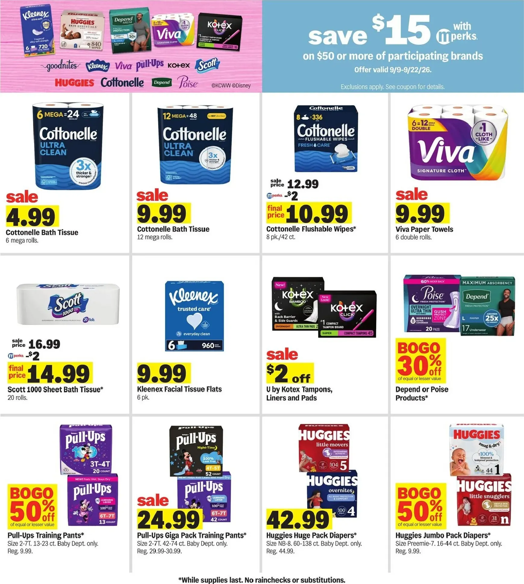 Weekly promotion Meijer Good Life Quality Real Low Prices spanning from September 9 to September 15 2026 - Page 30 for Catalogue 365