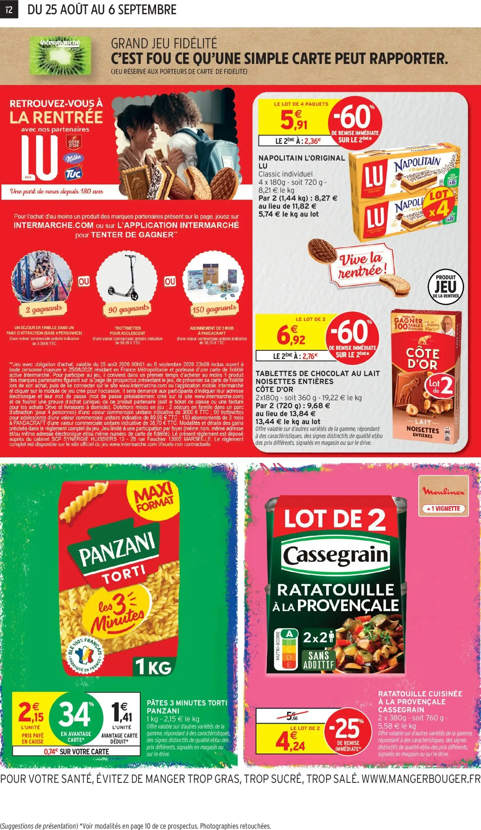 Intermarché - Découvrez nos offres spéciales rentrée à partir du 25/08/2026 - promo en ligne du 25 août au 6 septembre 2026 - Catalogue page 12